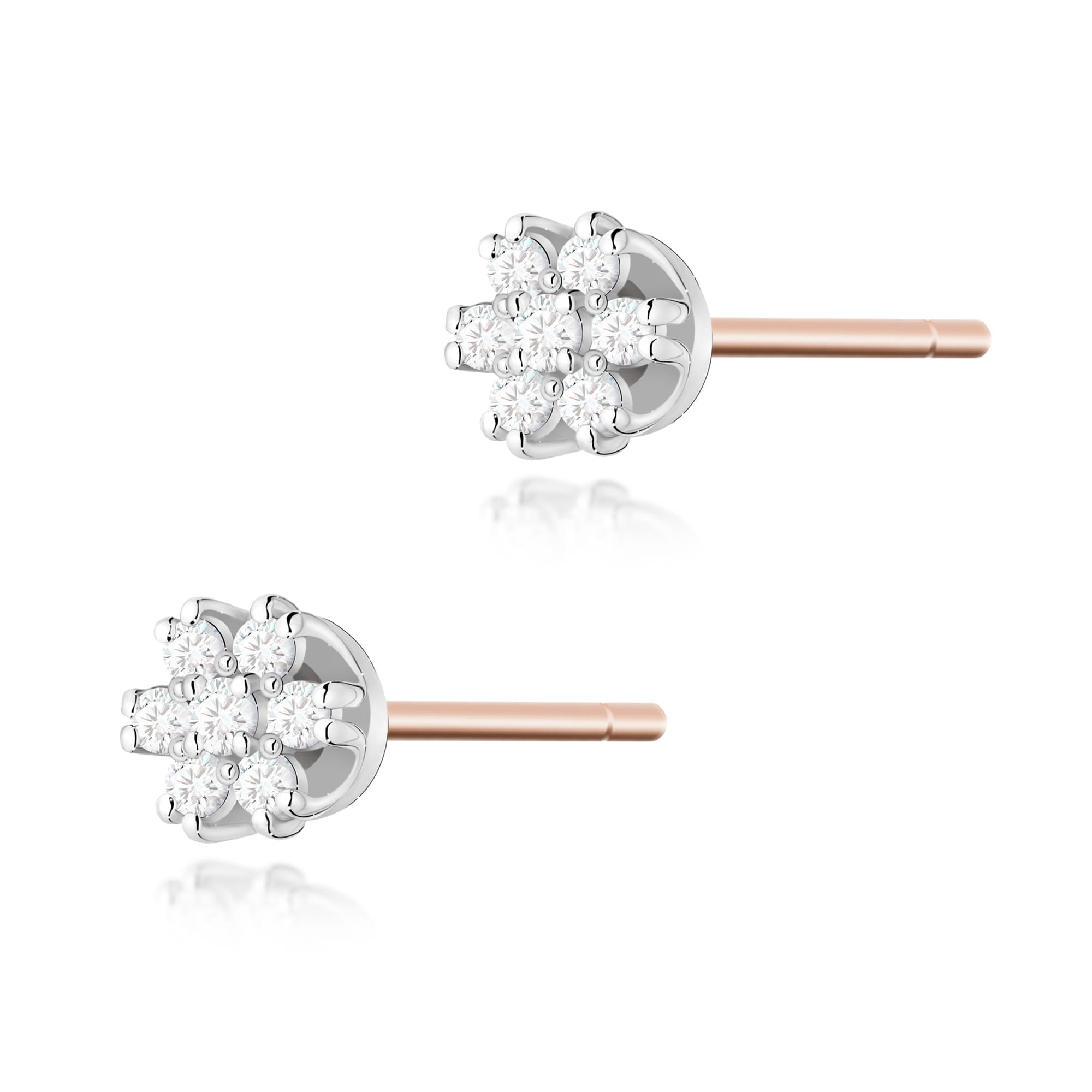 Cercei Aur 14K cu Diamante Naturale 0.20 ct