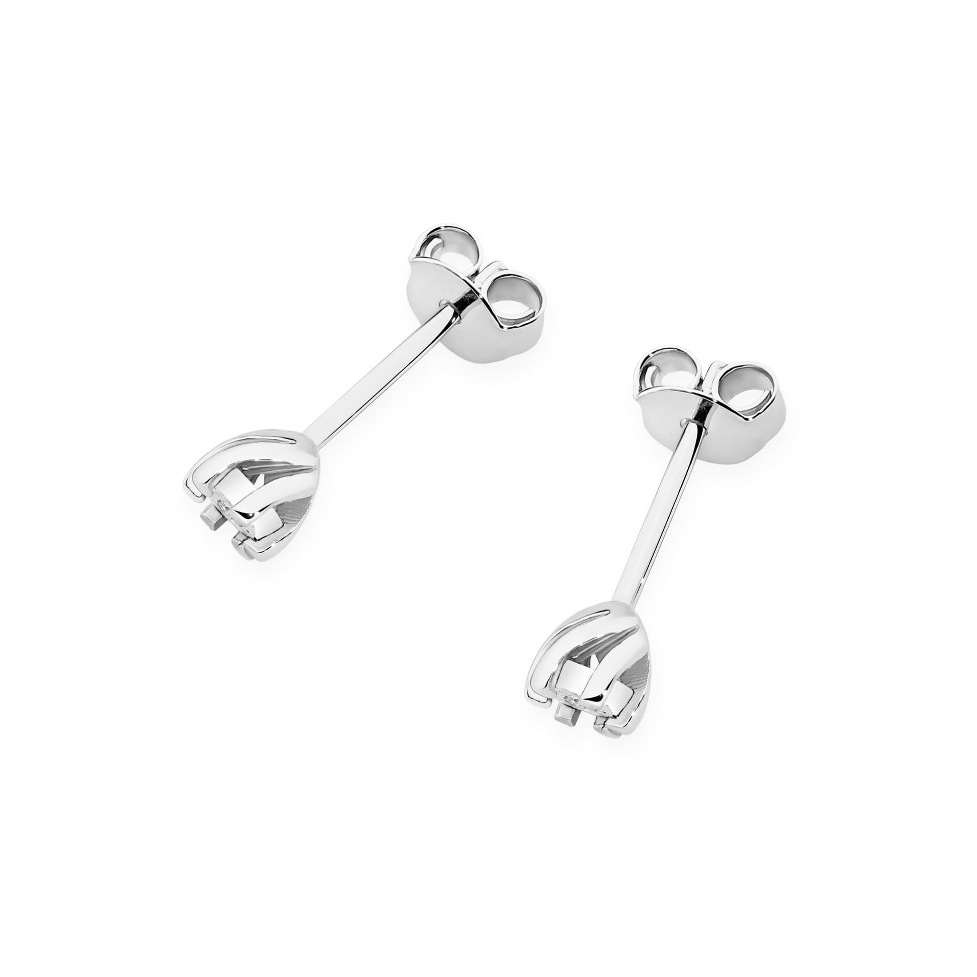 Cercei Aur 14K cu Diamant Natural 0.017 ct