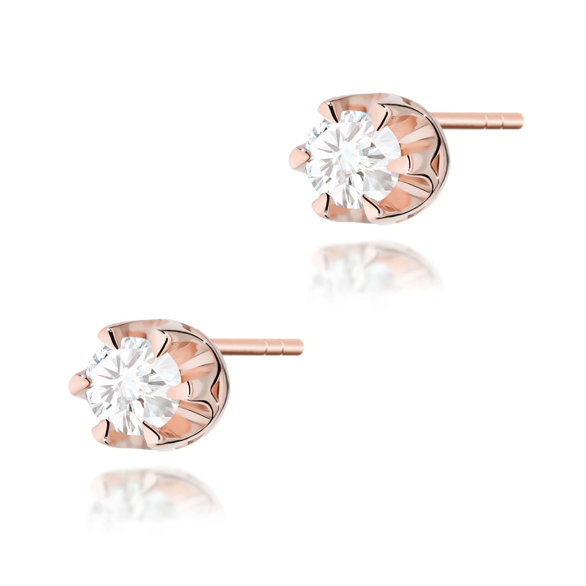 Cercei Aur 14K K0032 Diamante 2 x 0.12ct