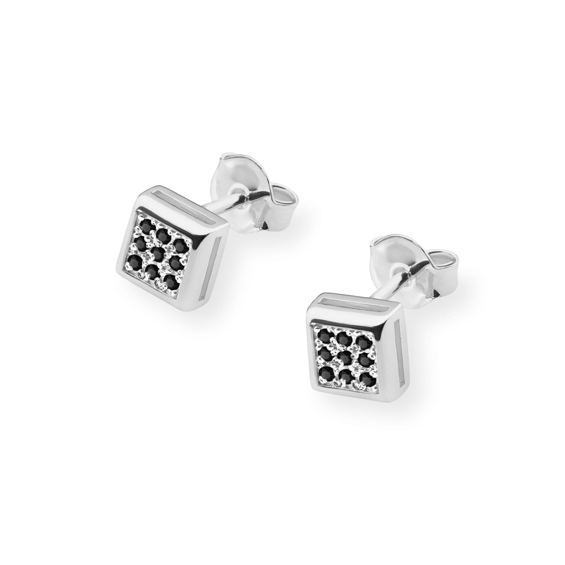 Cercei Aur 14K KO036 Diamante Negre 0.09ct
