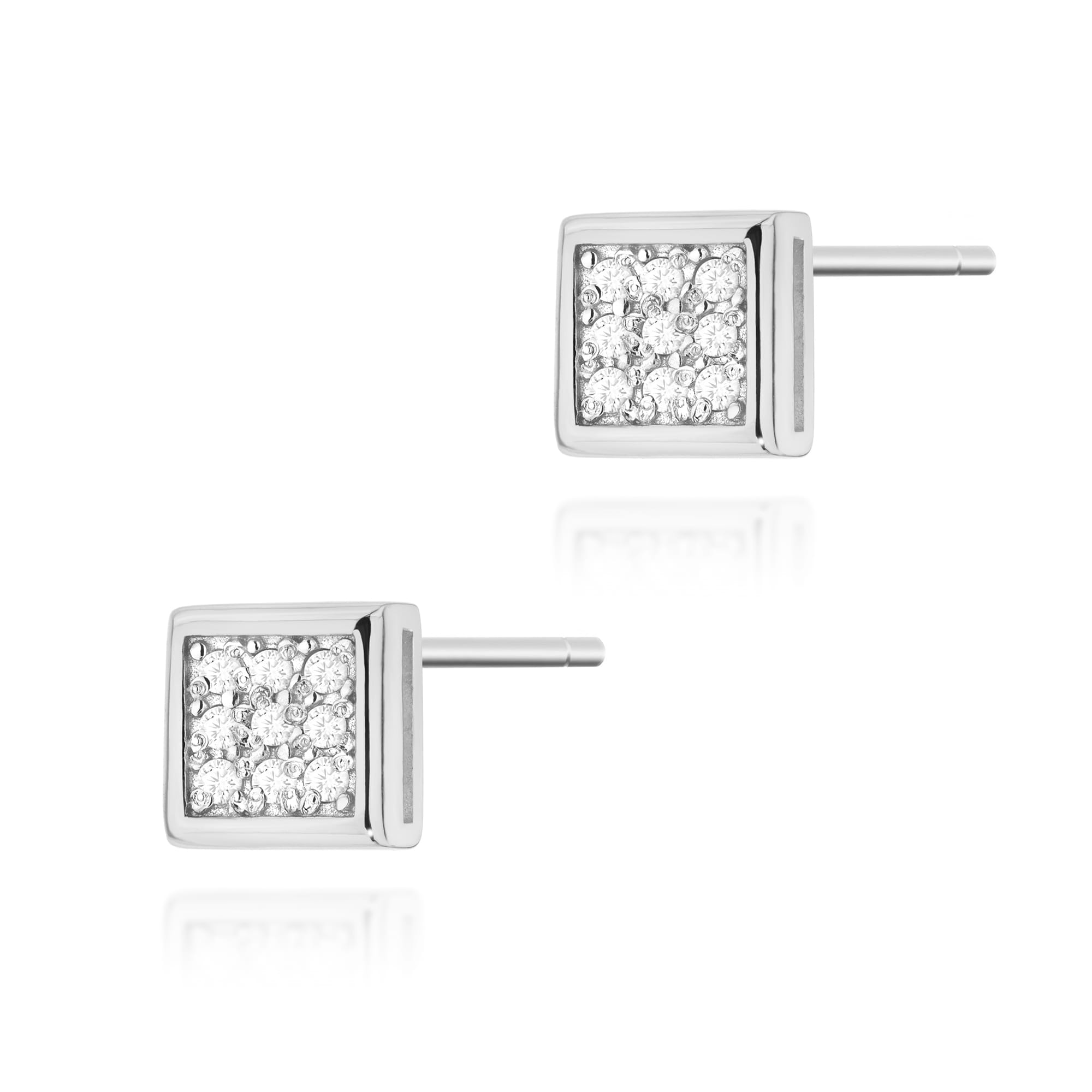 Cercei Aur 14K cu Diamante Naturale 0.09ct
