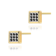 Cercei Aur 14K KO036 Diamante Negre 0.09ct