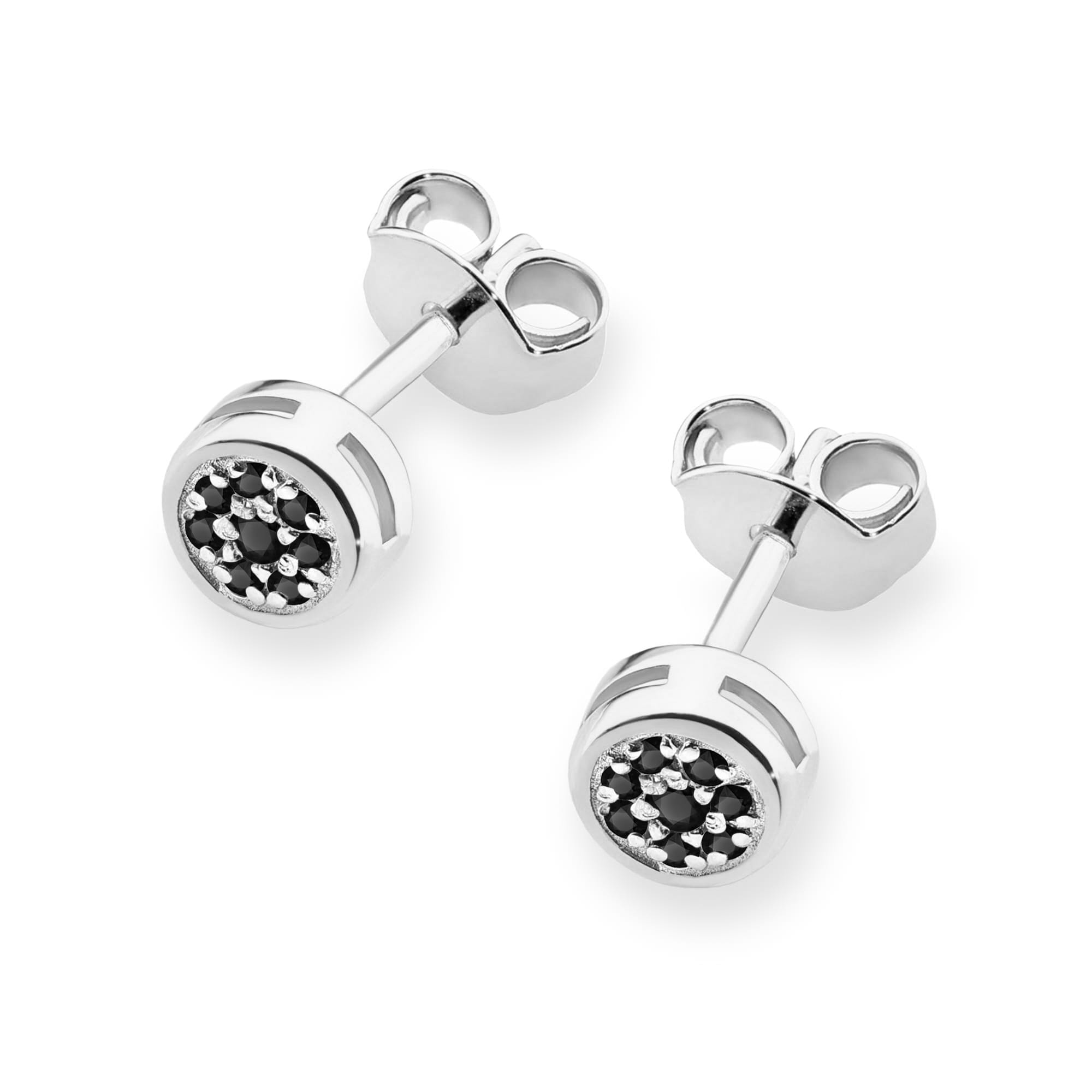 Cercei Aur 14K K0041 Diamante Negre