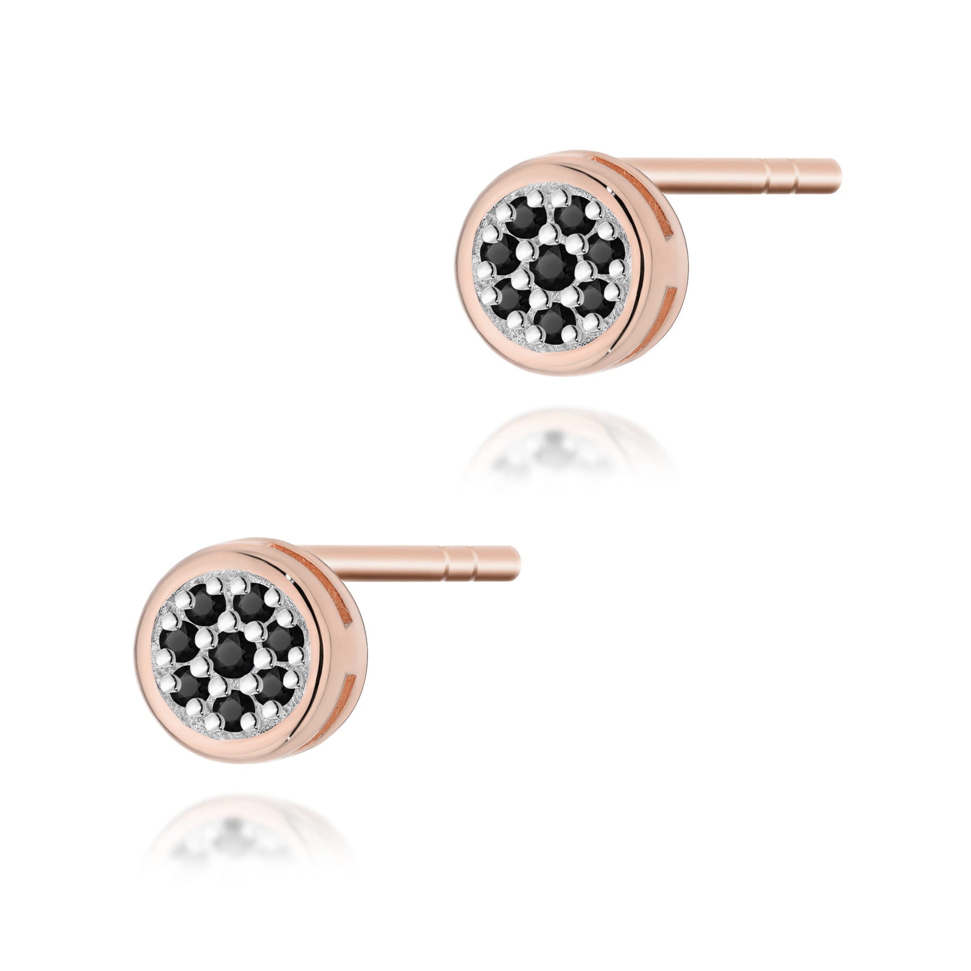 Cercei Aur 14K K0041 Diamante Negre