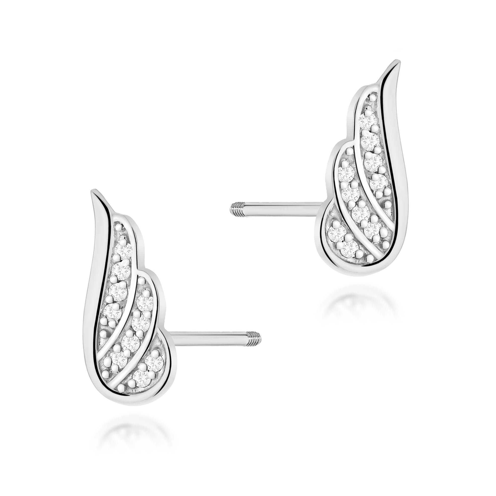 Cercei Aur 14K cu Diamante Naturale 0.10 ct