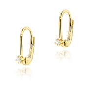Cercei Aur 14K KO057 Diamante 2 x 0.04ct