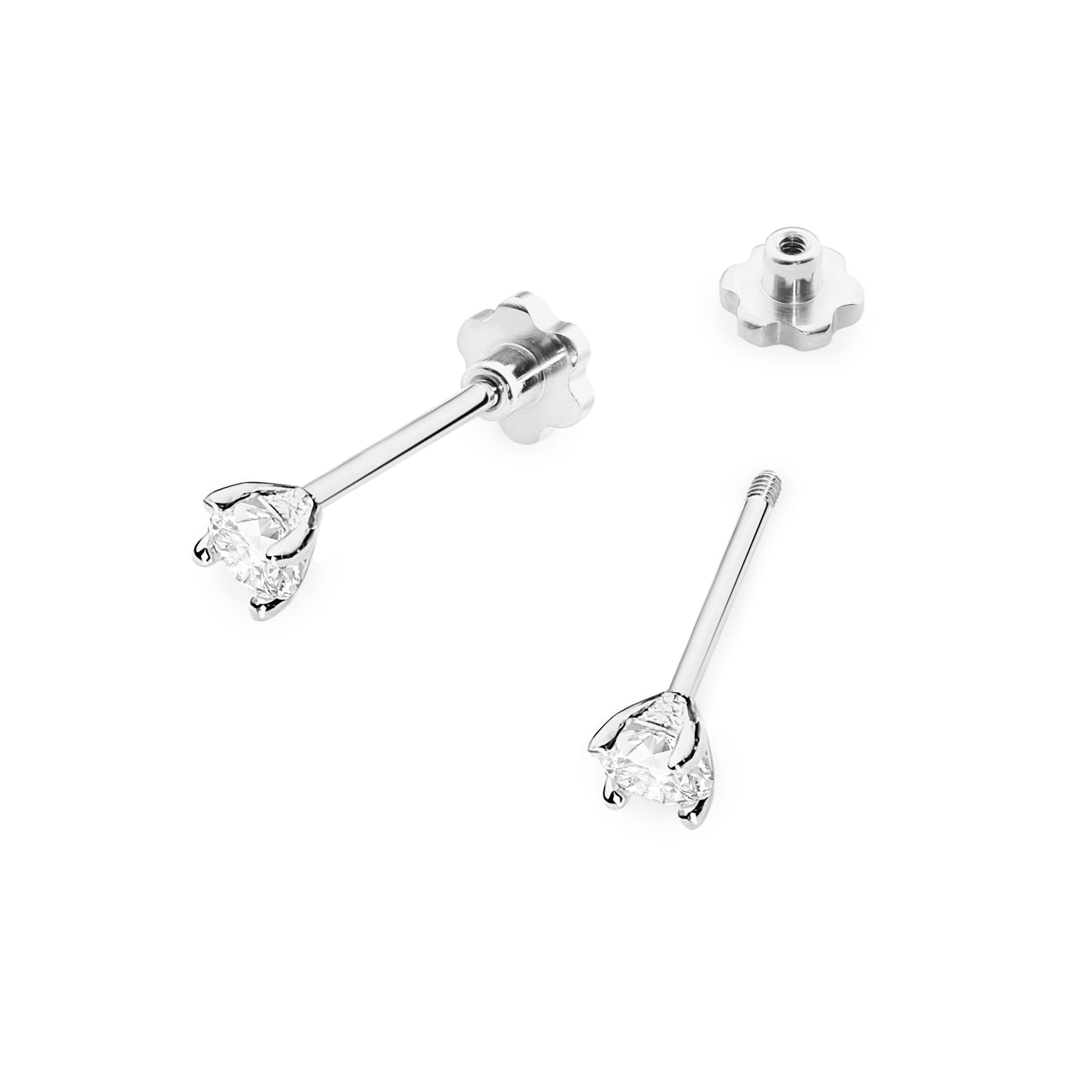Cercei Aur 14K K0066 Diamant 2 x 0,04ct