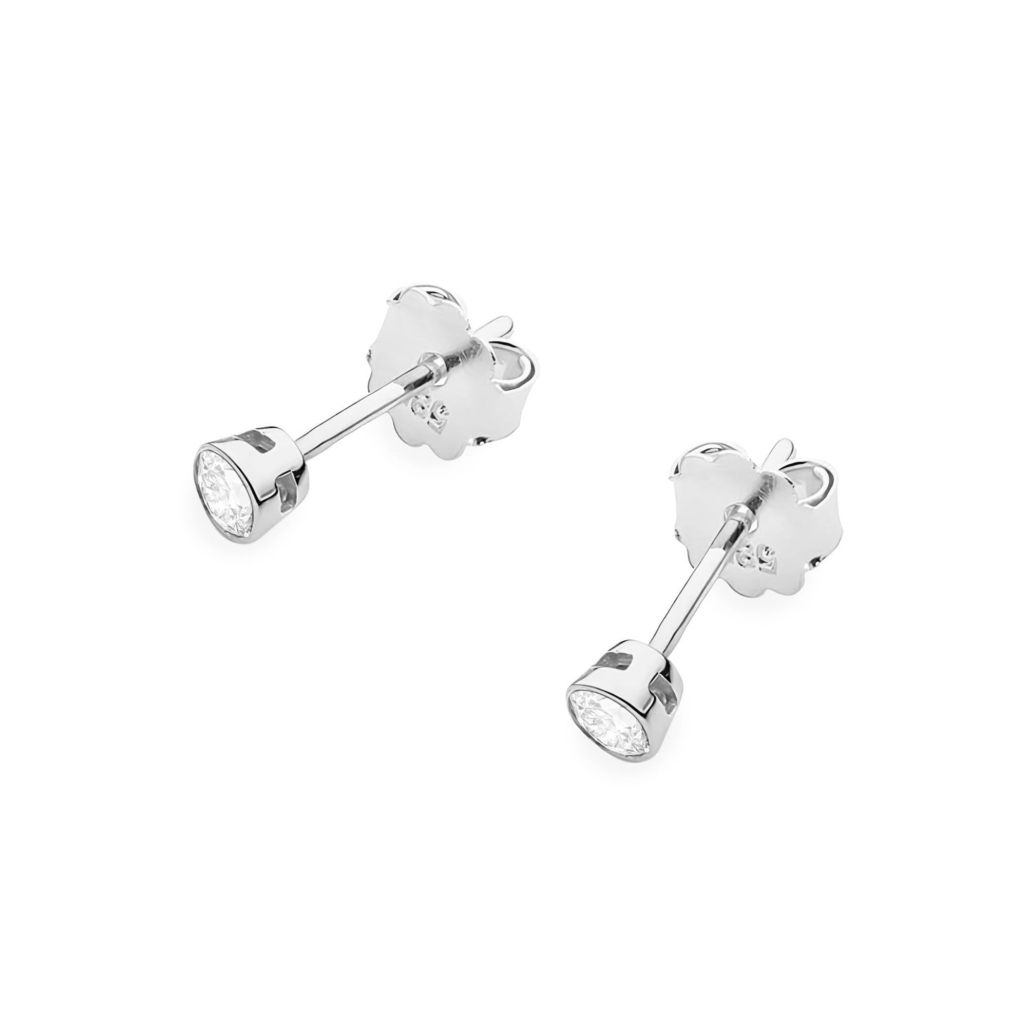 Cercei Aur 14K cu Diamante Naturale 0.20ct