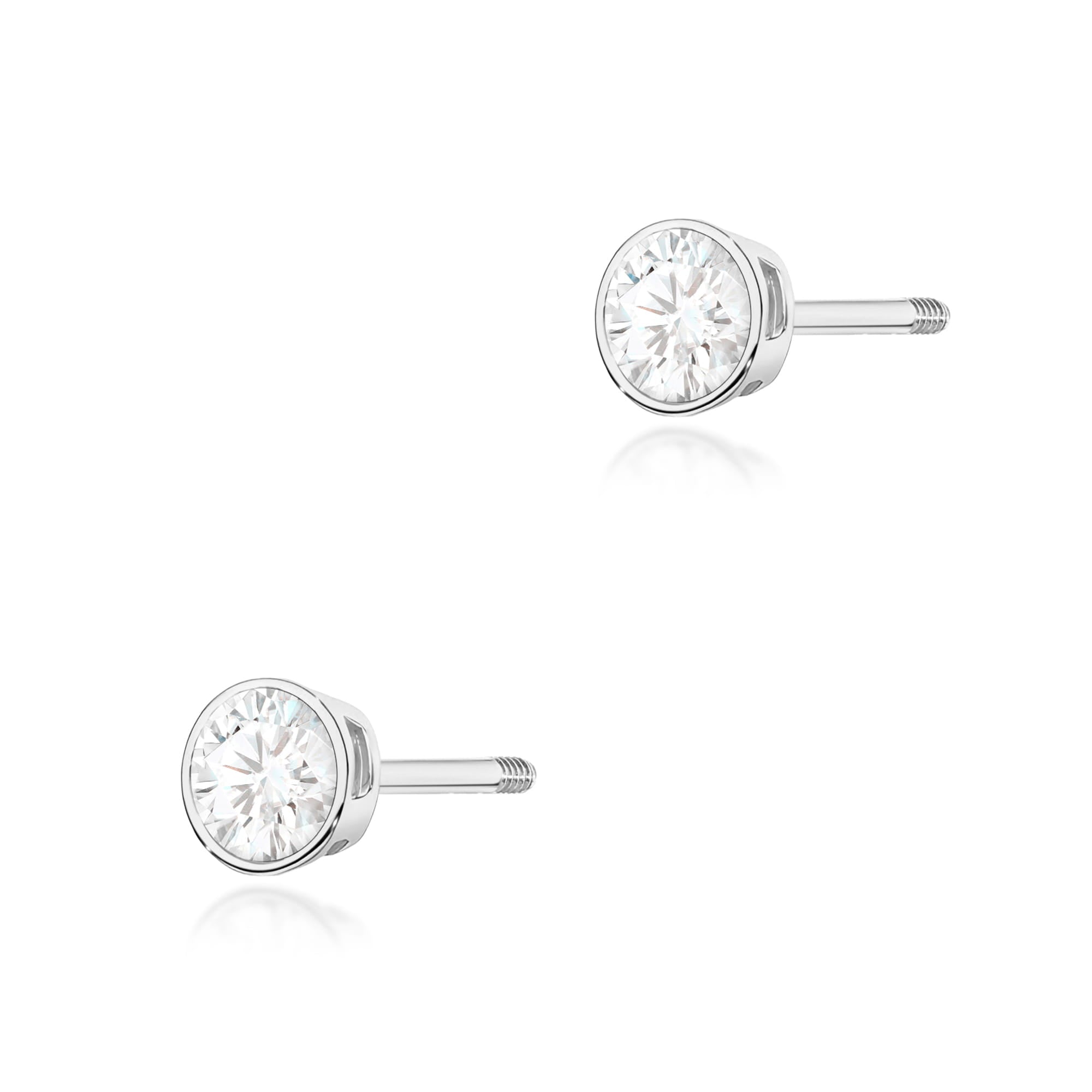 Cercei Aur 14K K0067 Diamant 2 x 0,10ct