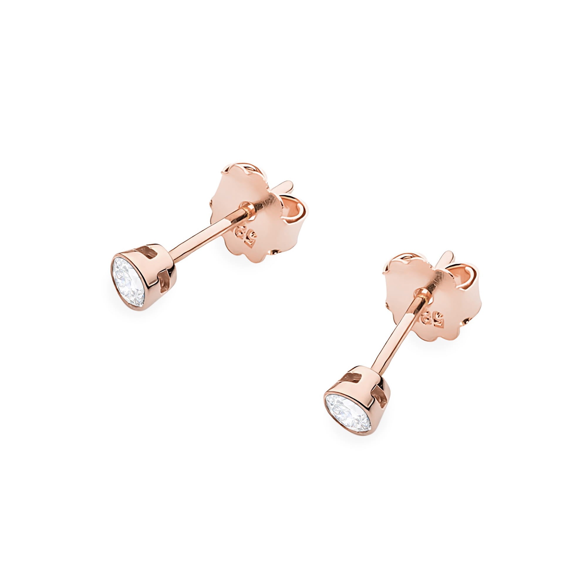 Cercei Aur 14K cu Diamante Naturale 0.20ct