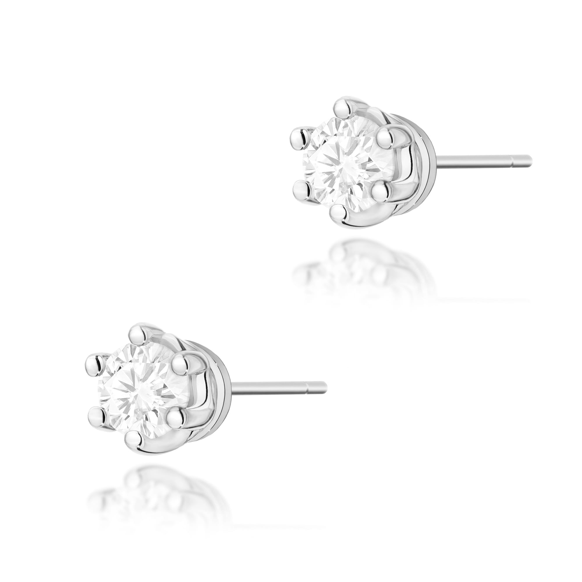 Cercei Aur 14K cu Diamante 0.30 ct