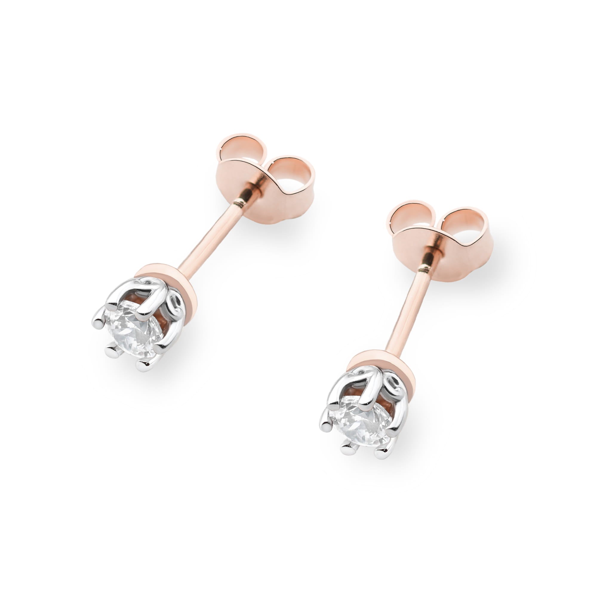 Cercei Aur 14K cu Diamante 0.30 ct