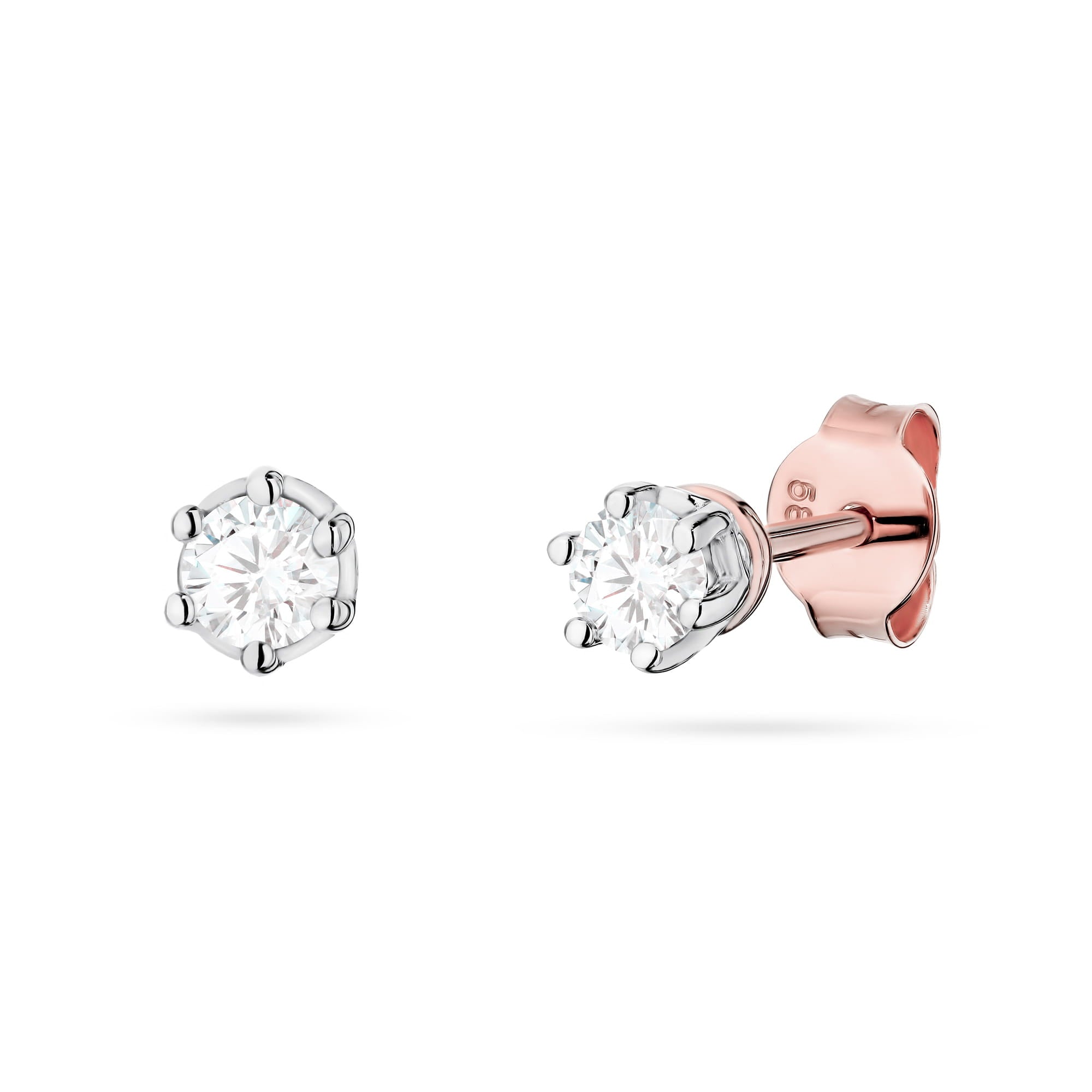 Cercei Aur 14K cu Diamante de Laborator 0.30 ct