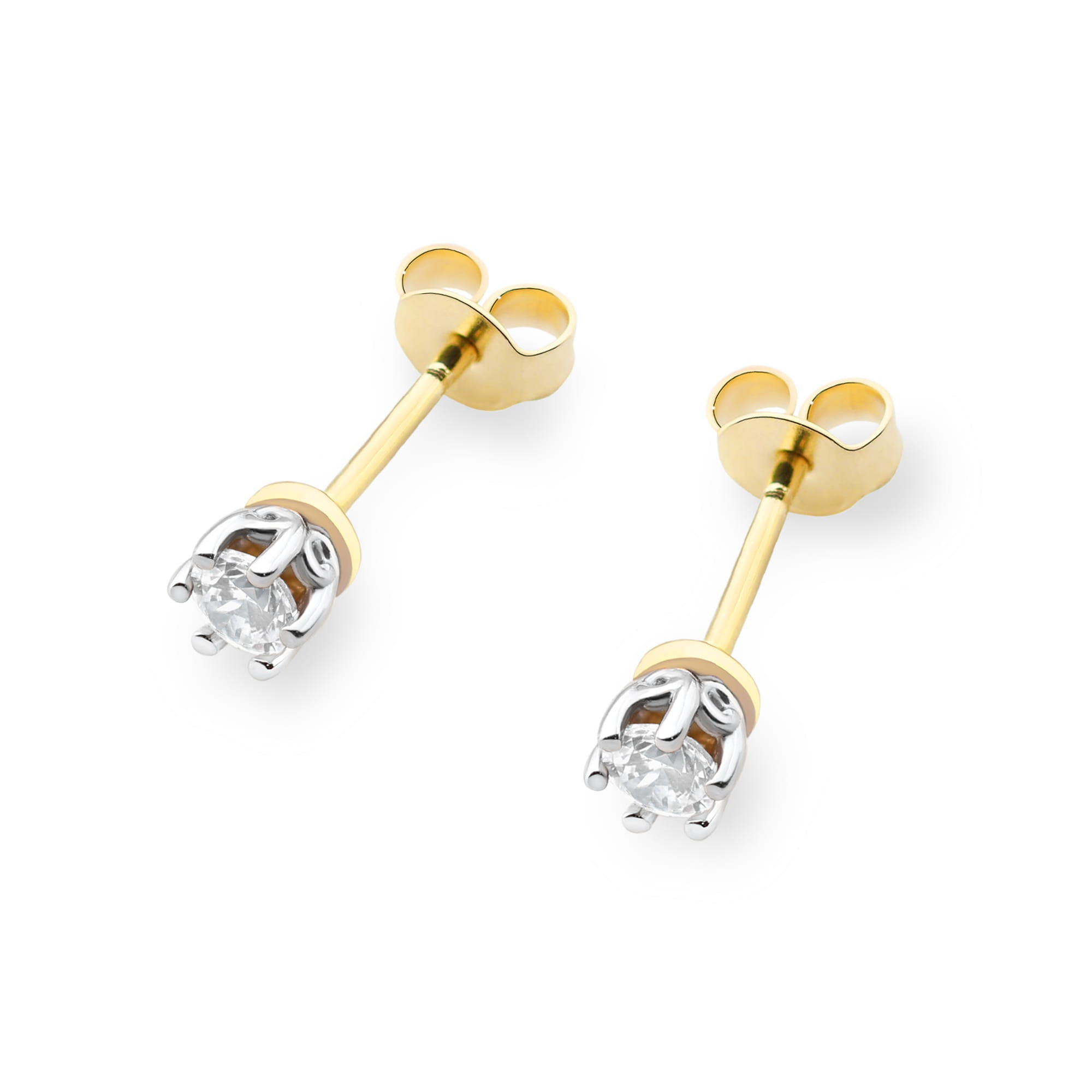 Cercei Aur 14K cu Diamante 0.30 ct