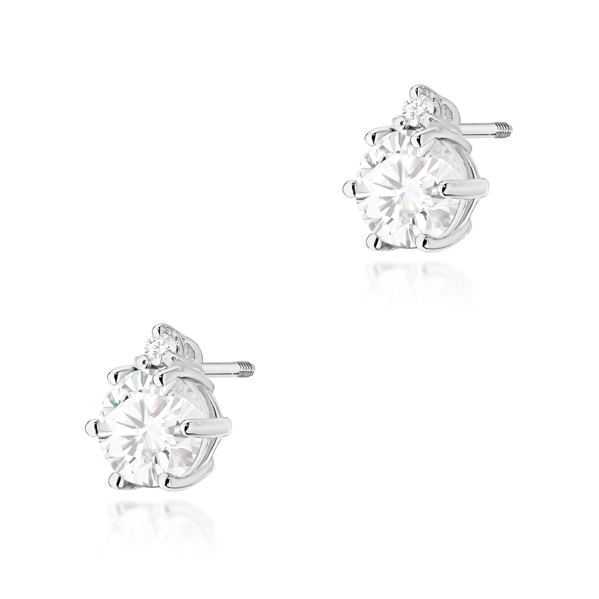 Cercei Aur 14K Cu Diamante Lab Grown K0076