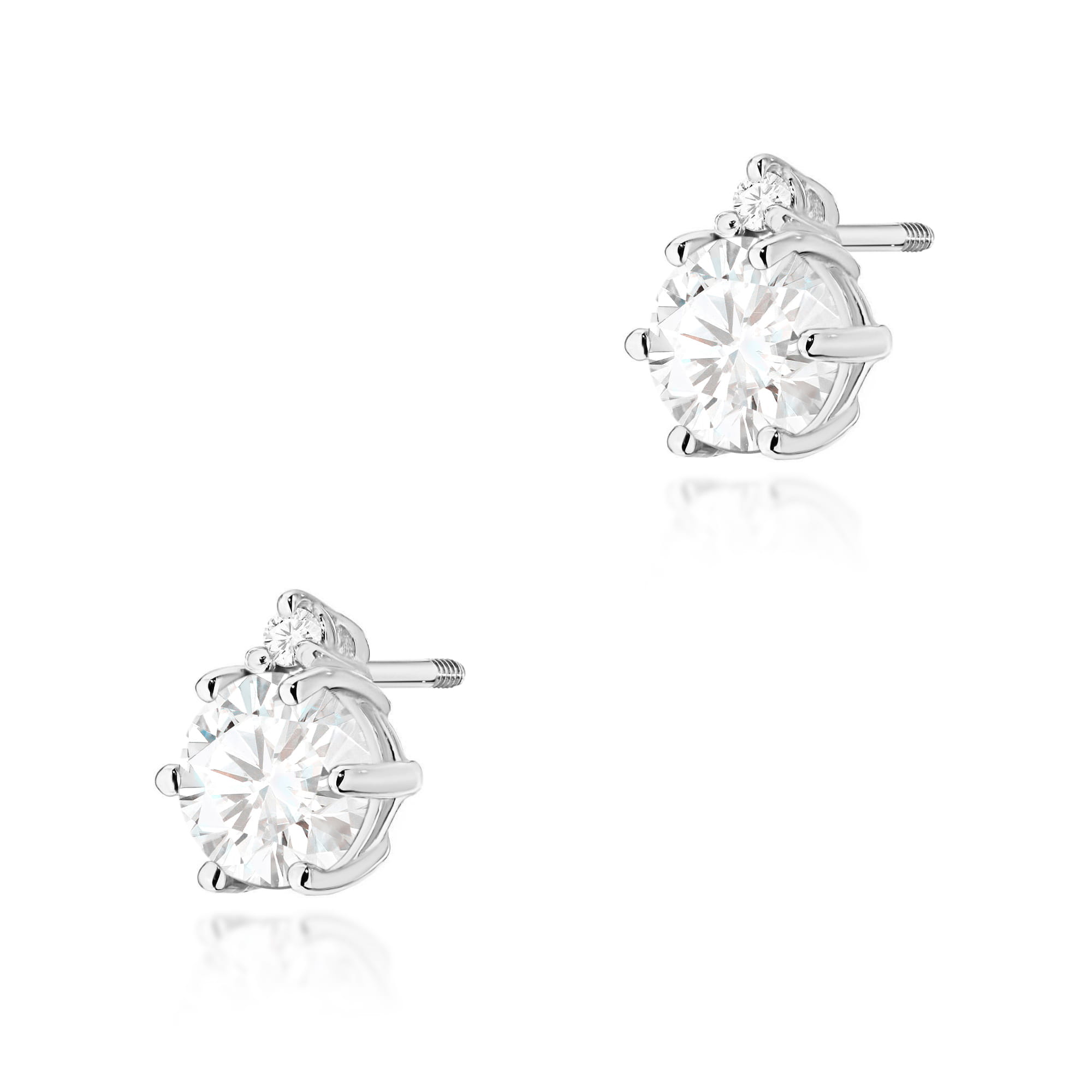 Cercei Aur 14K Cu Diamante Lab Grown K0076