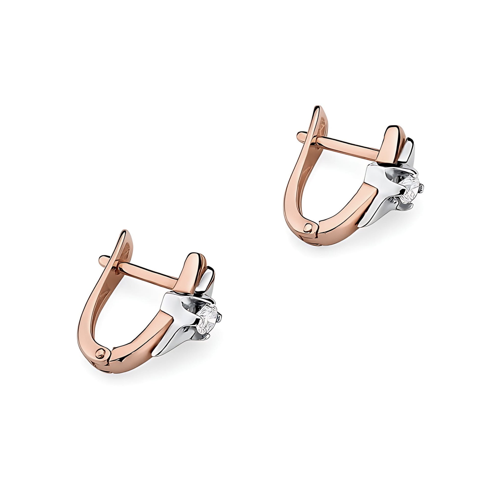 Cercei Aur 14K cu Diamante Naturale 0.20ct