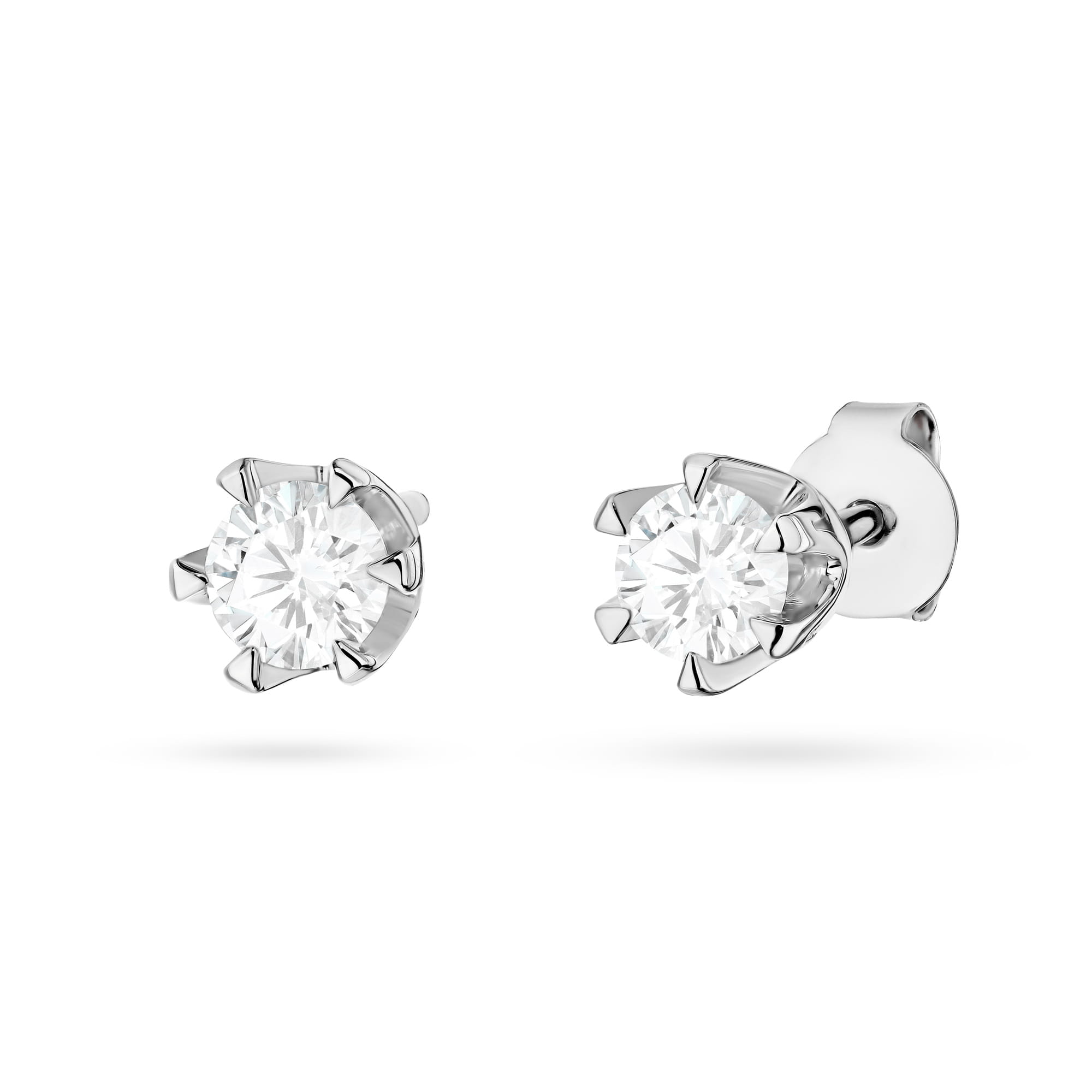 Cercei Aur 14K cu Diamante de Laborator 0.60 ct