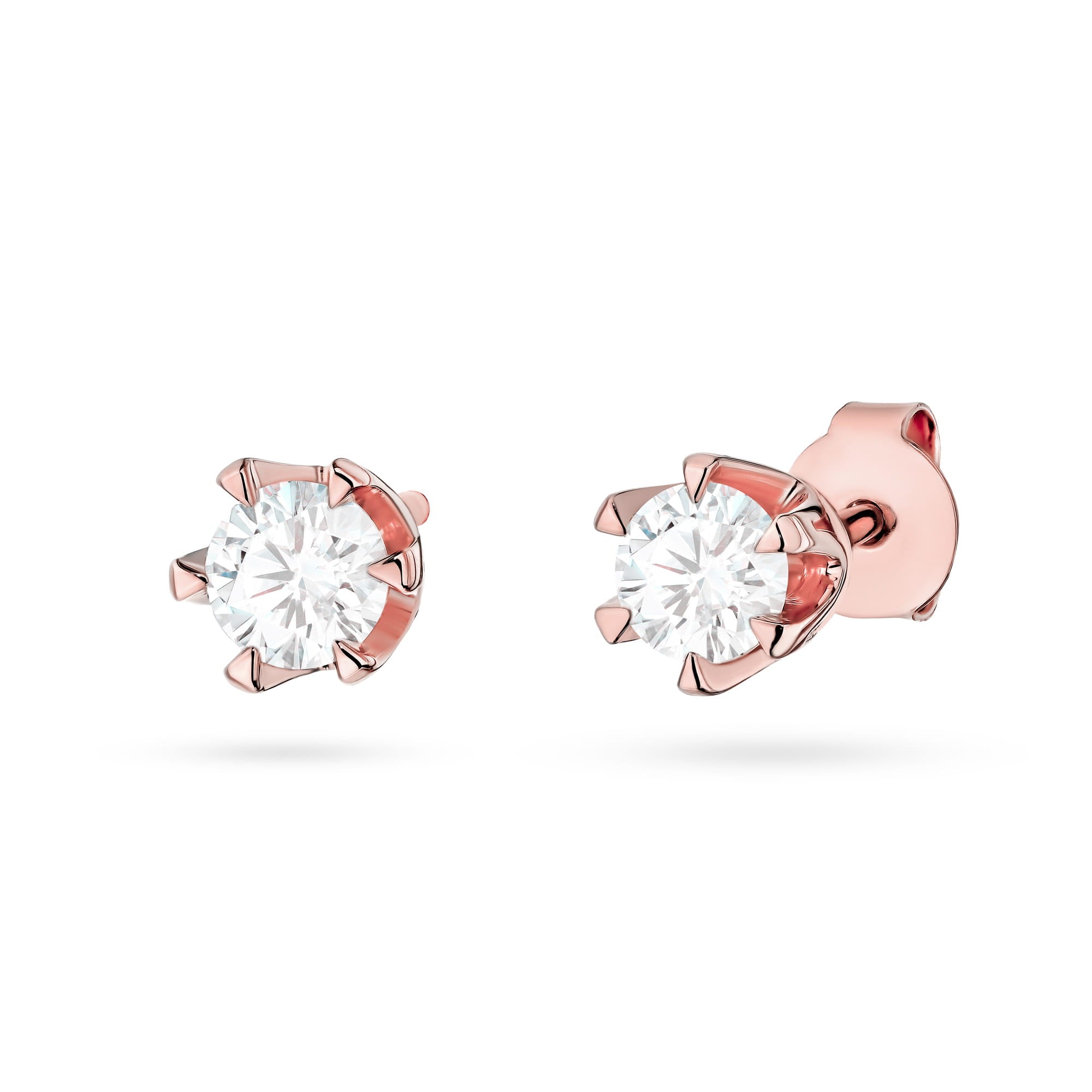 Cercei Aur 14K cu Diamante de Laborator 0.60 ct
