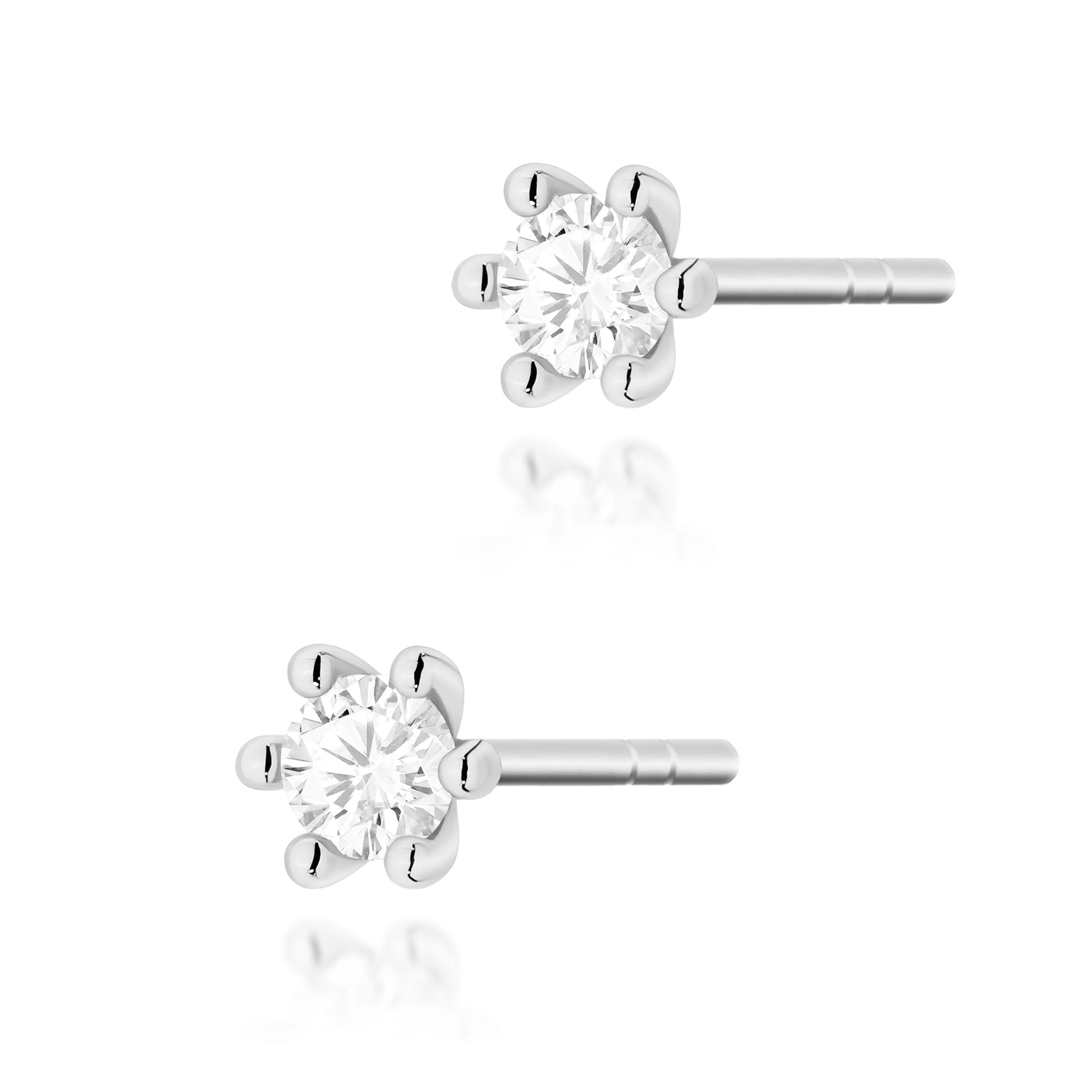 Cercei Aur 14K K0222 Diamant 2 x 0.08ct