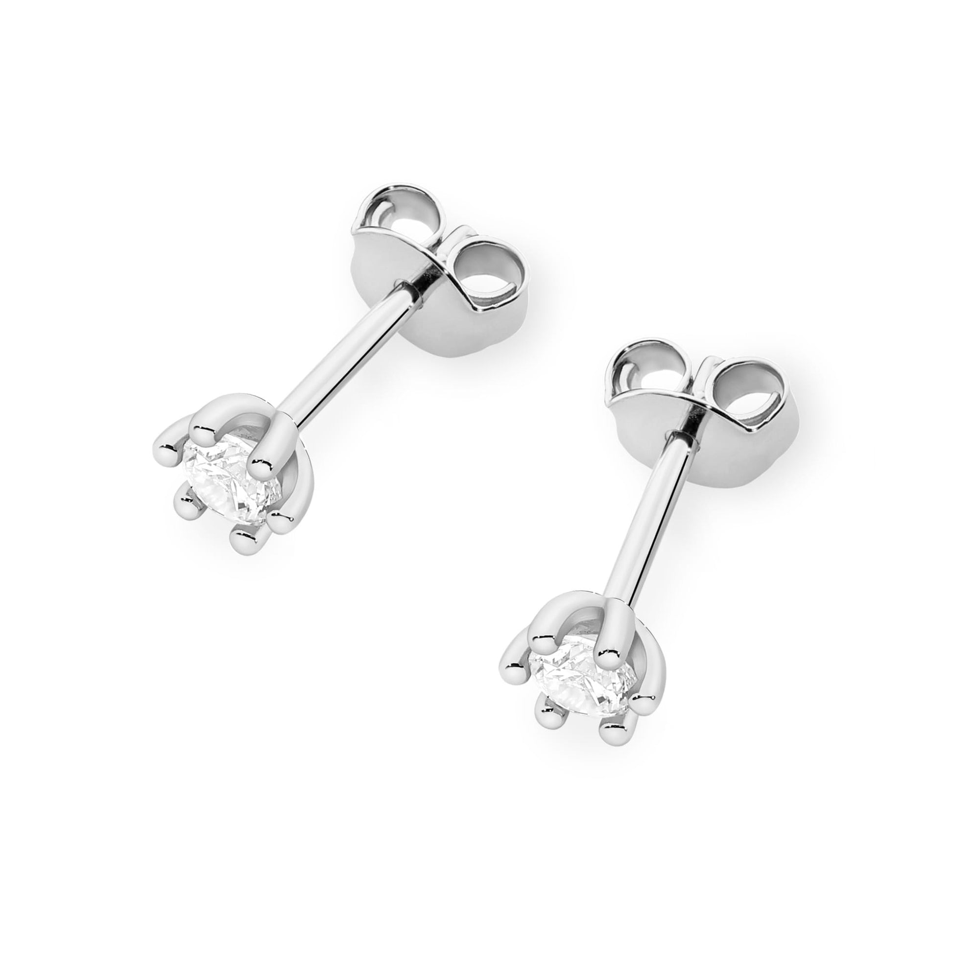 Cercei Aur 14K K0222 Diamant 2 x 0.08ct