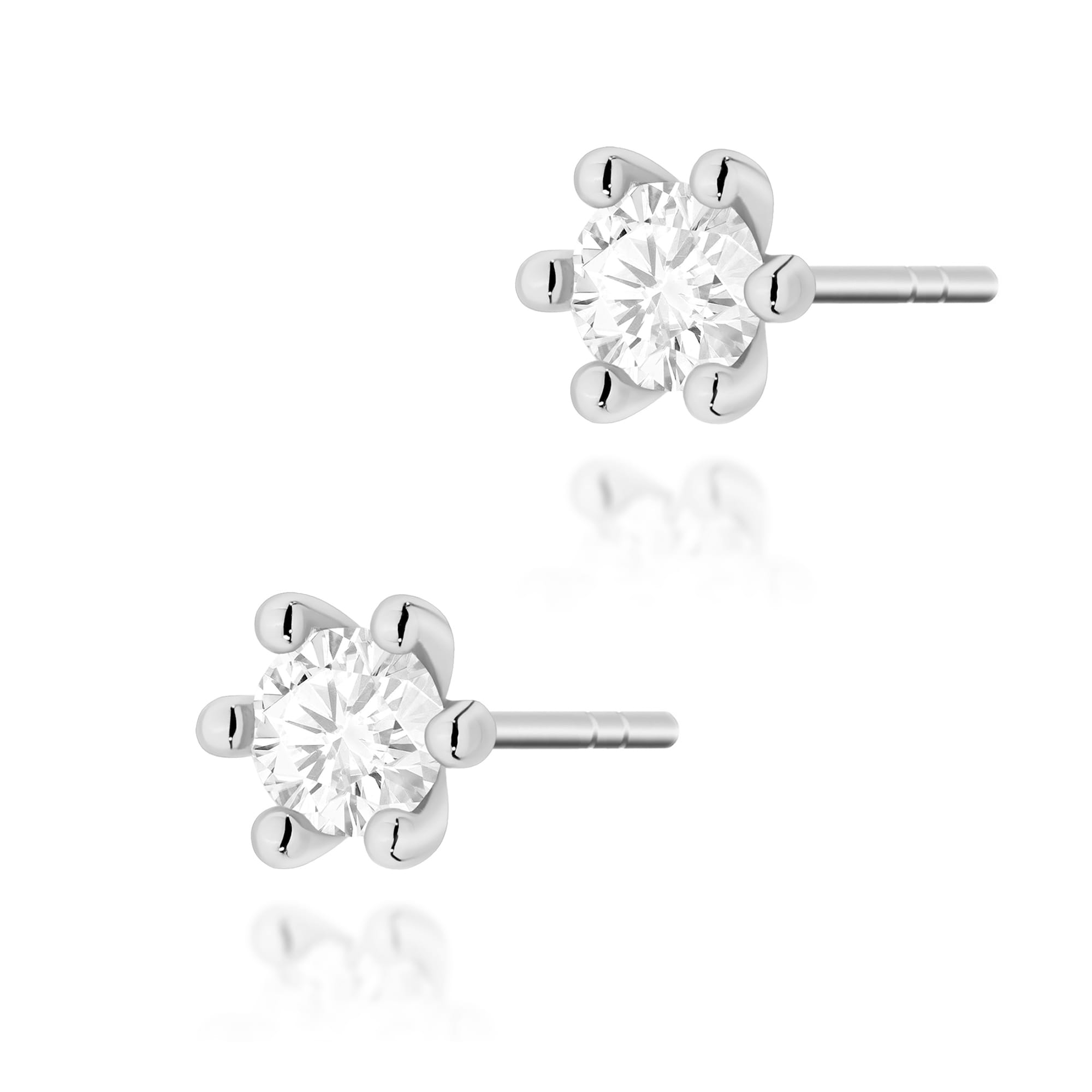 Cercei Aur 14K cu Diamante Naturale 0.60 ct