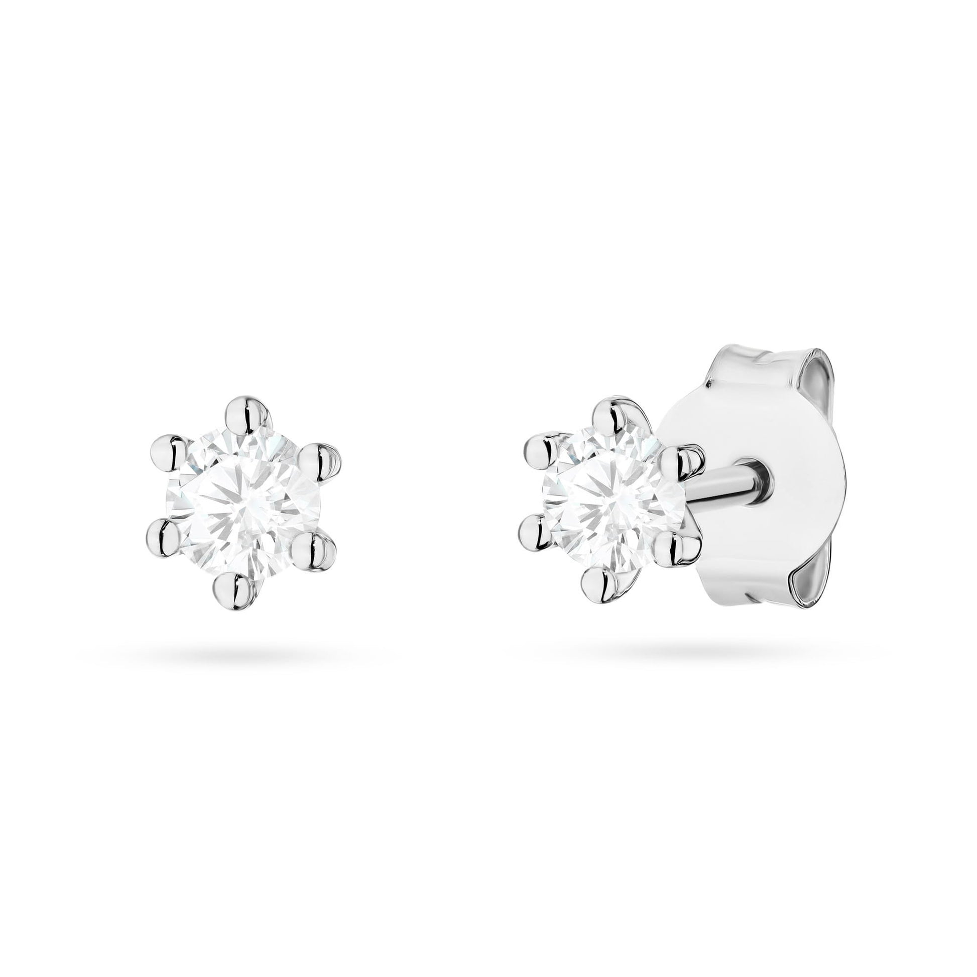 Cercei Aur 14K cu Diamante de Laborator 0.20 ct