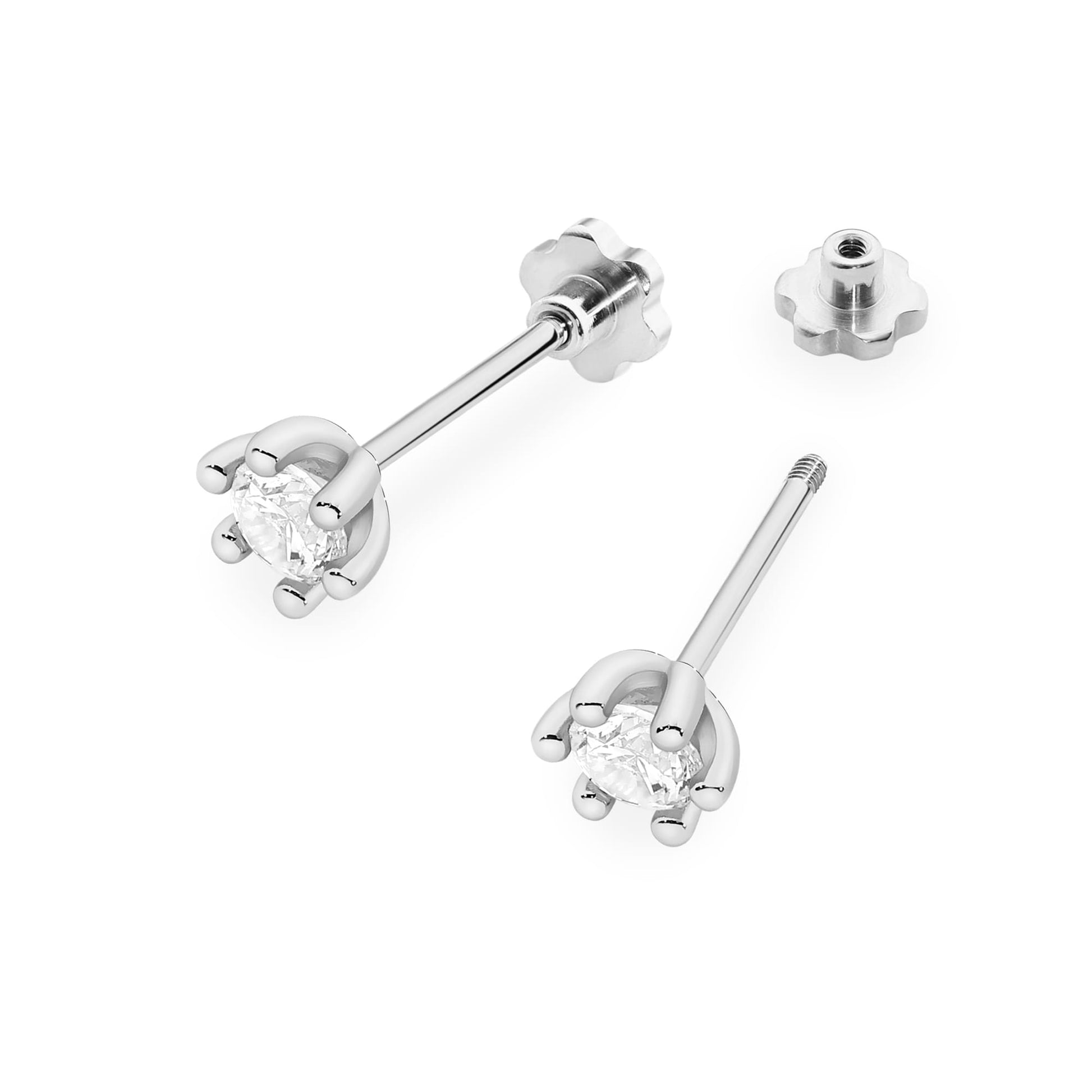 Cercei Aur 14K Cu Diamante Lab Grown 2 x 0.30ct Rotunzi K0222