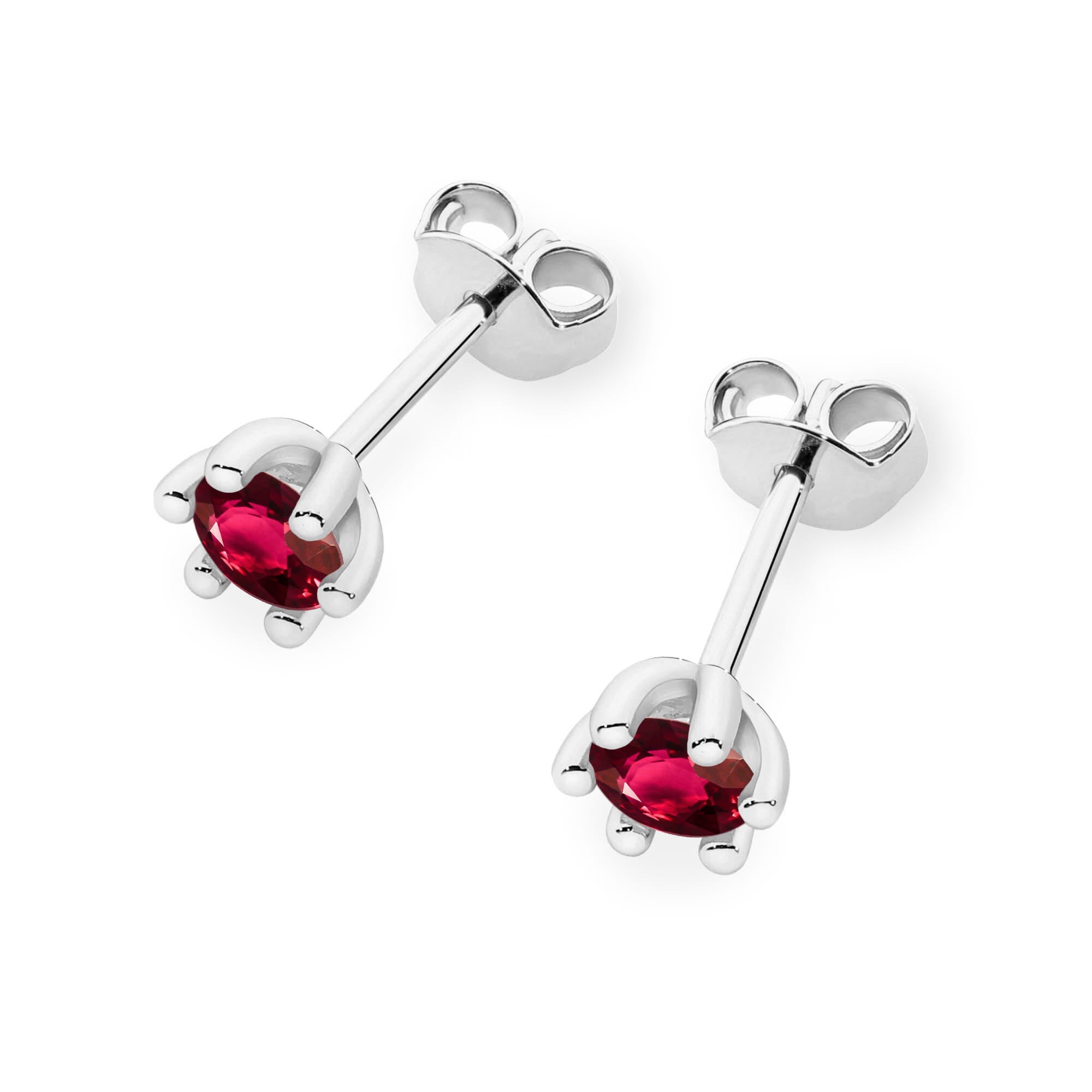 Cercei Aur 14K Ruby K0222