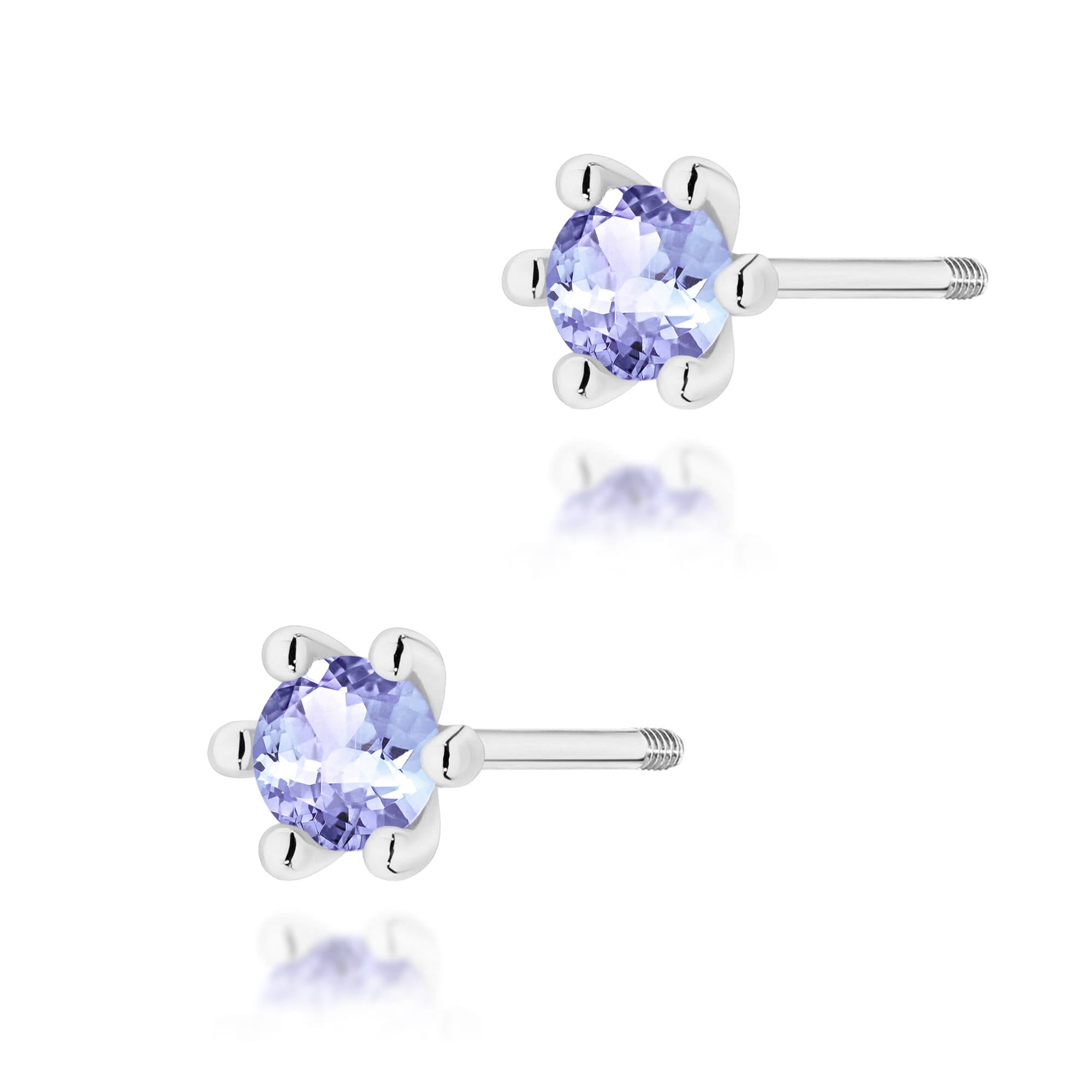 Cercei Aur 14K K0222 Tanzanit 2 x 0,15ct