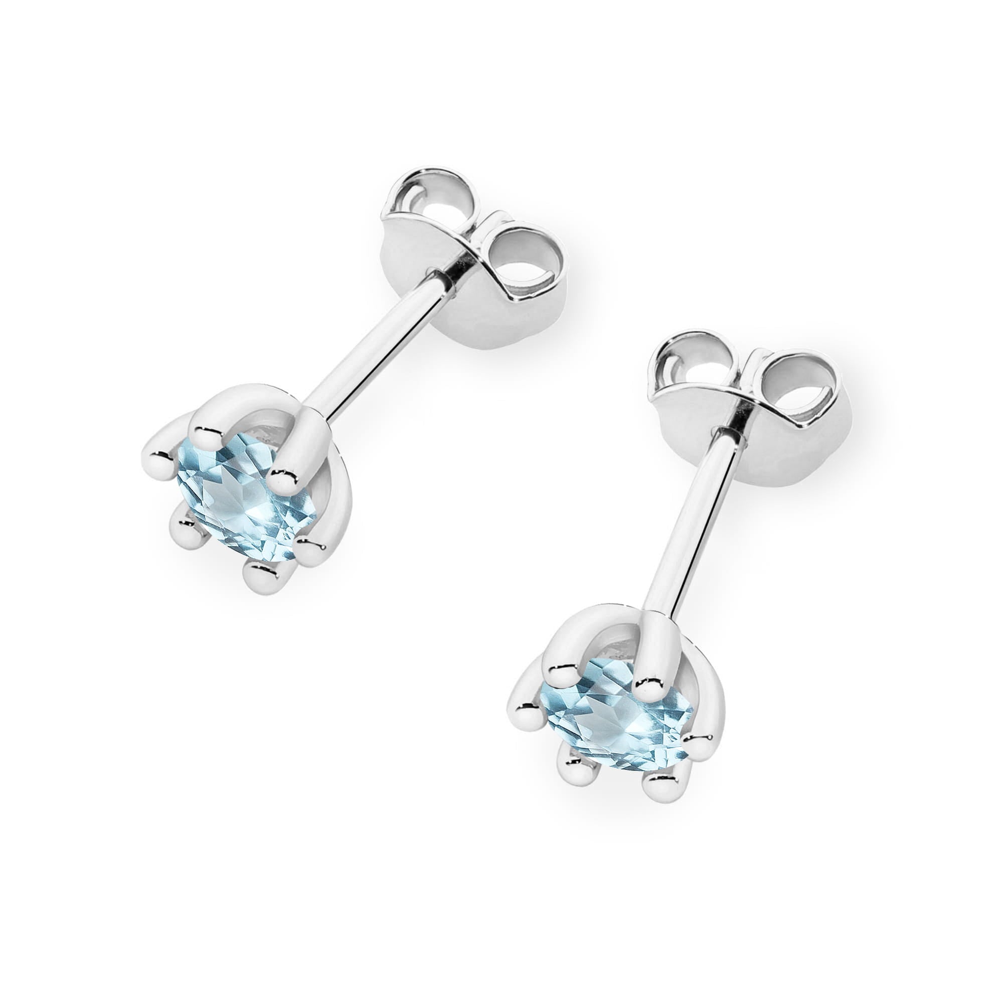 Cercei Aur 14K K0222 Topaz Swiss 0,30ct