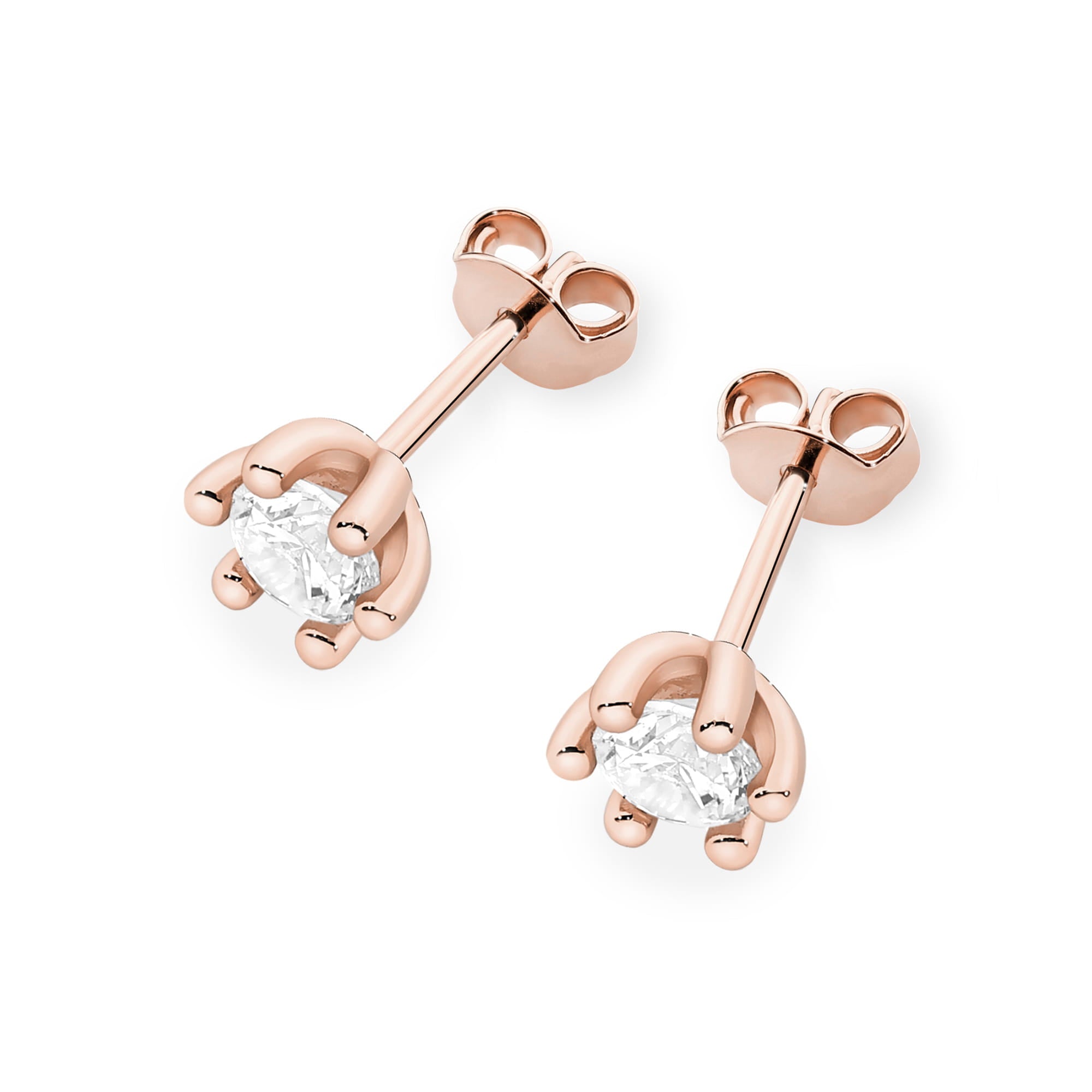 Cercei Aur 14K cu Diamante Naturale 0.60 ct