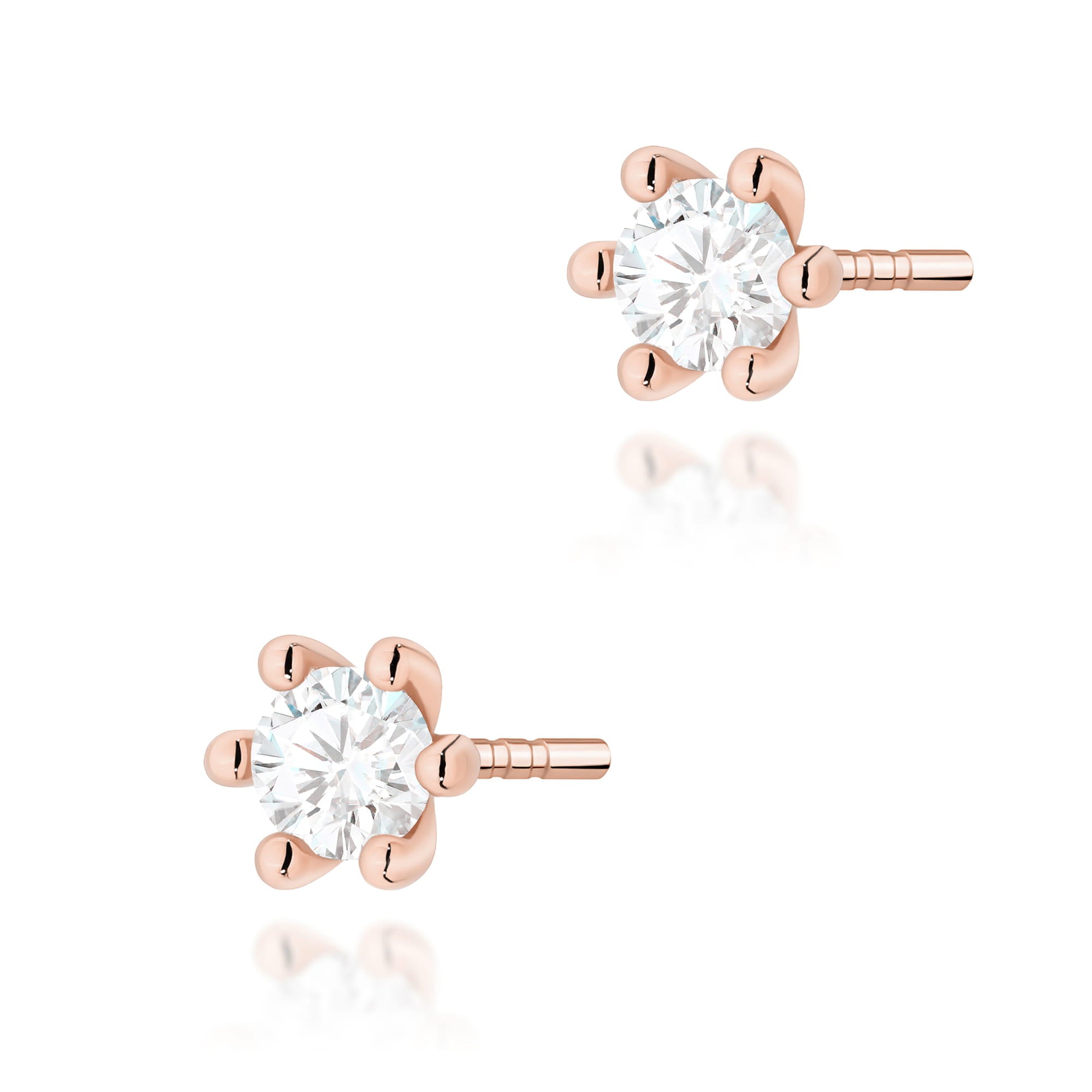 Cercei Aur 14K Diamant Laborator K0222