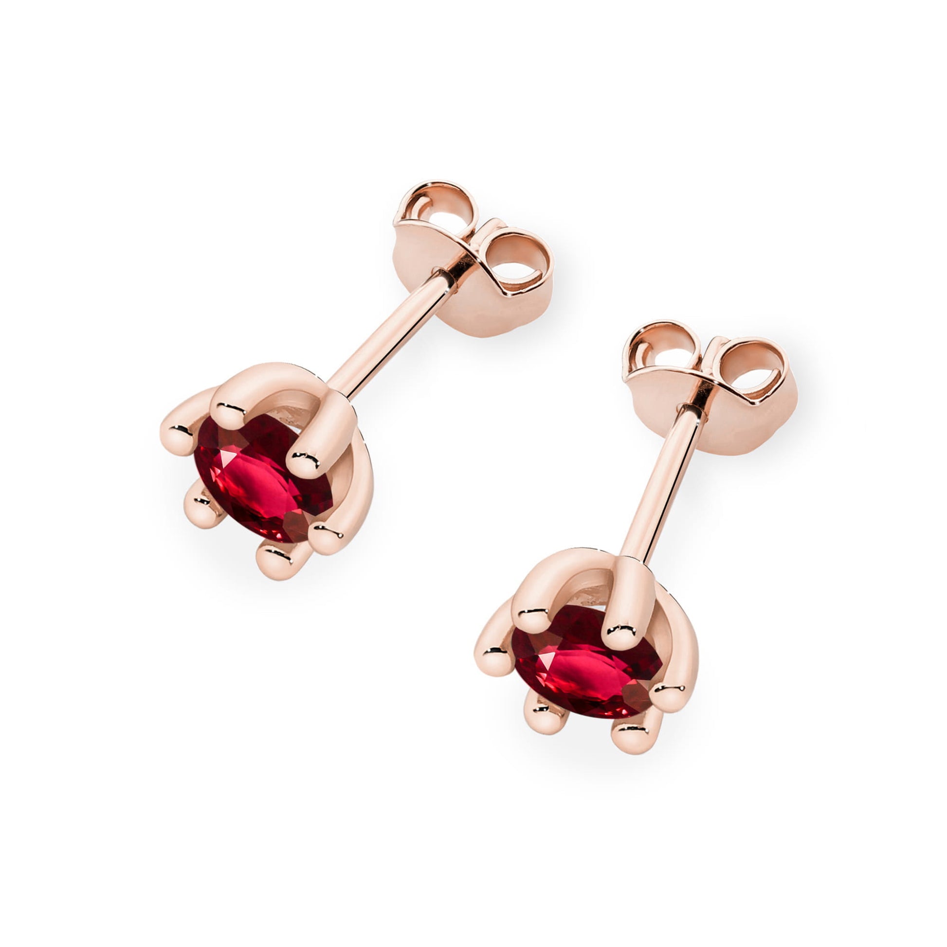 Cercei Aur 14K K0222 Rubin 2 x 0,30ct