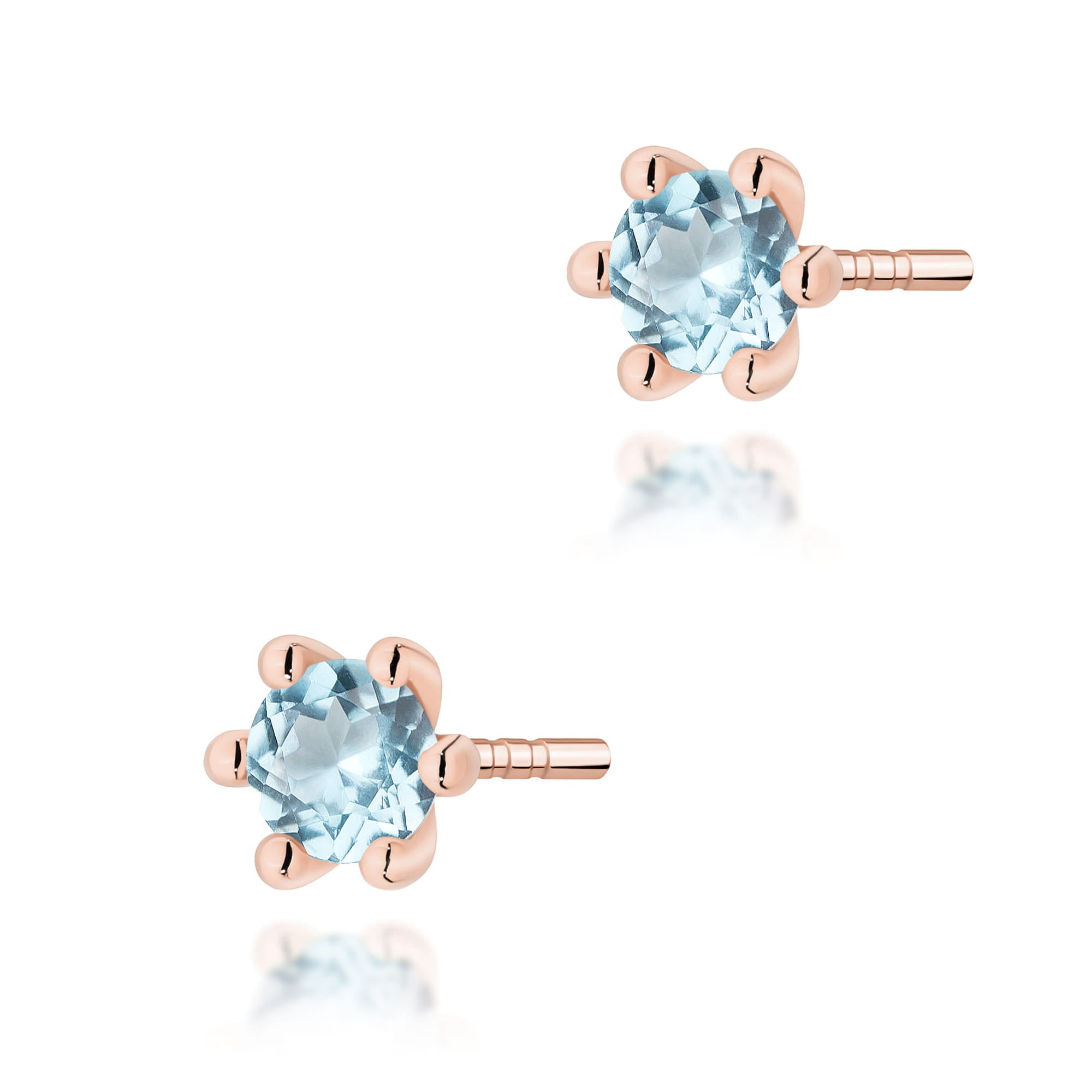 Cercei Aur 14K K0222 cu Topaz Swiss