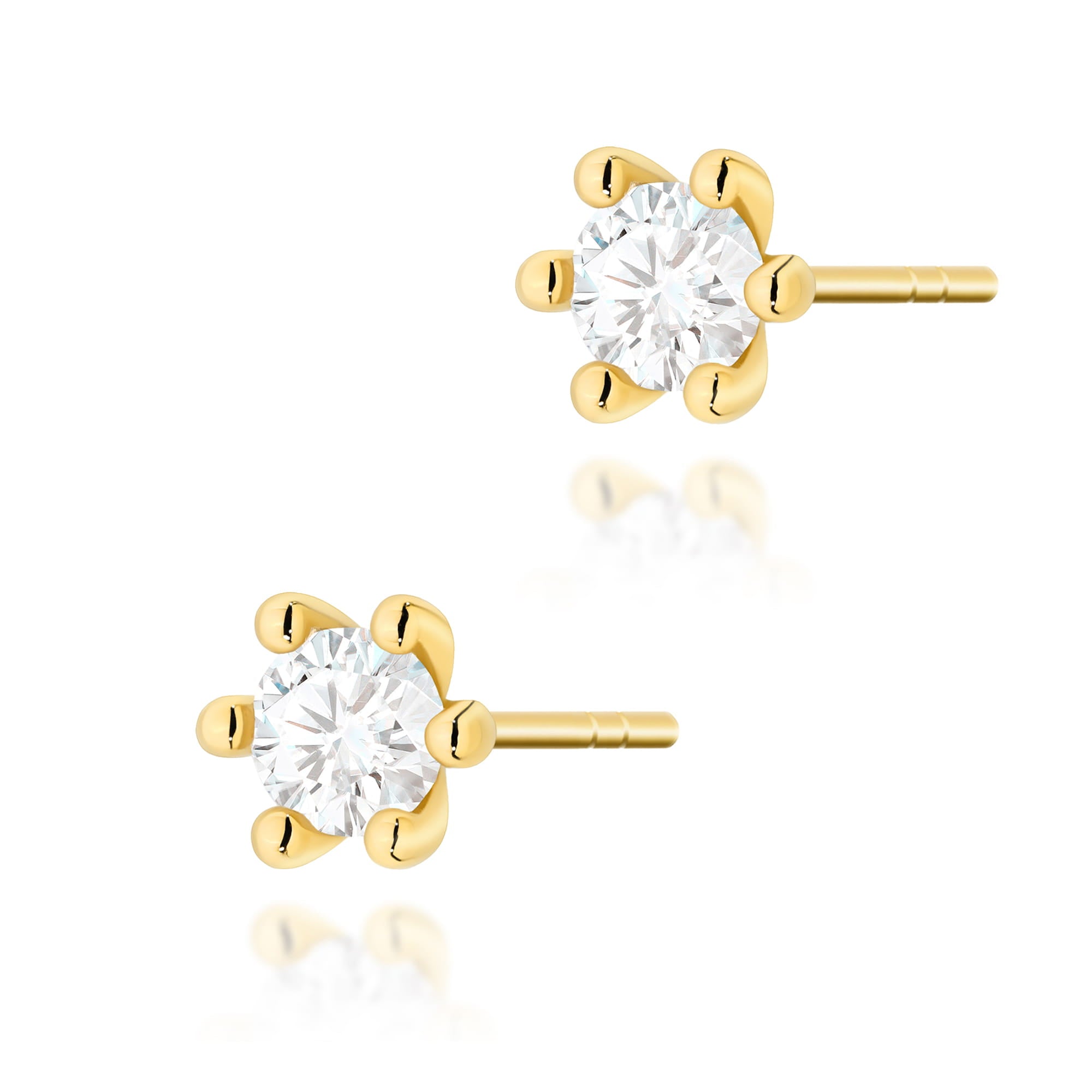 Cercei Aur 14K cu Diamante Naturale 0.60 ct