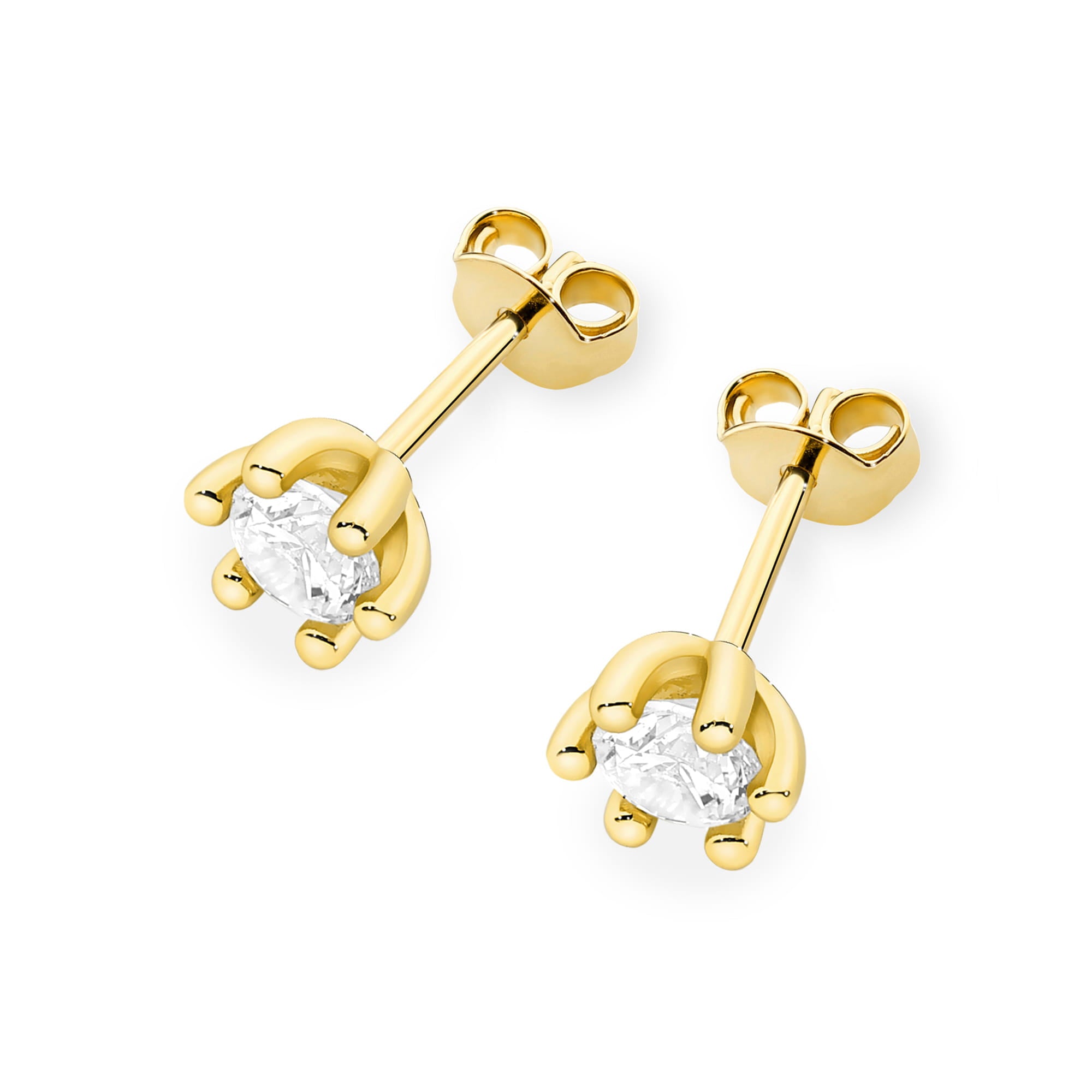 Cercei Aur 14K cu Diamante Naturale 0.60 ct
