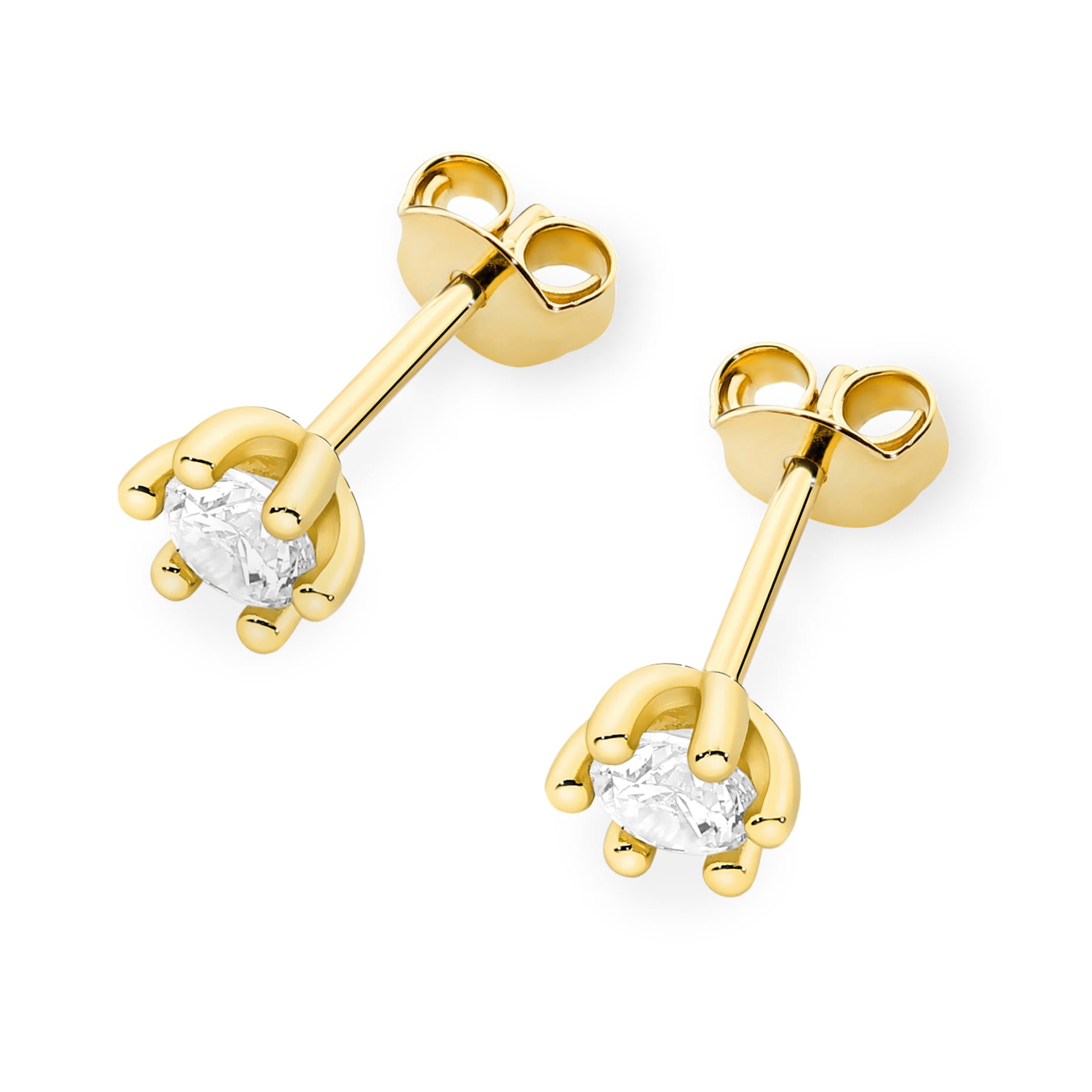 Cercei Aur 14K Diamant Laborator K0222