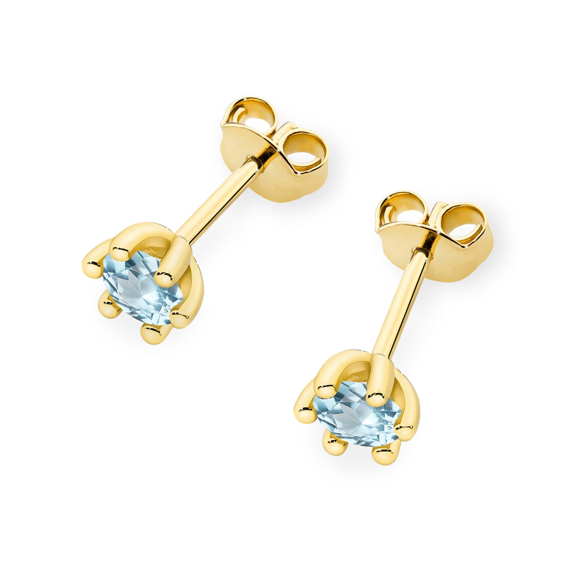 Cercei Aur 14K K0222 cu Topaz Swiss