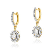 Cercei Aur 14K K0303 Diamant 0,80ct