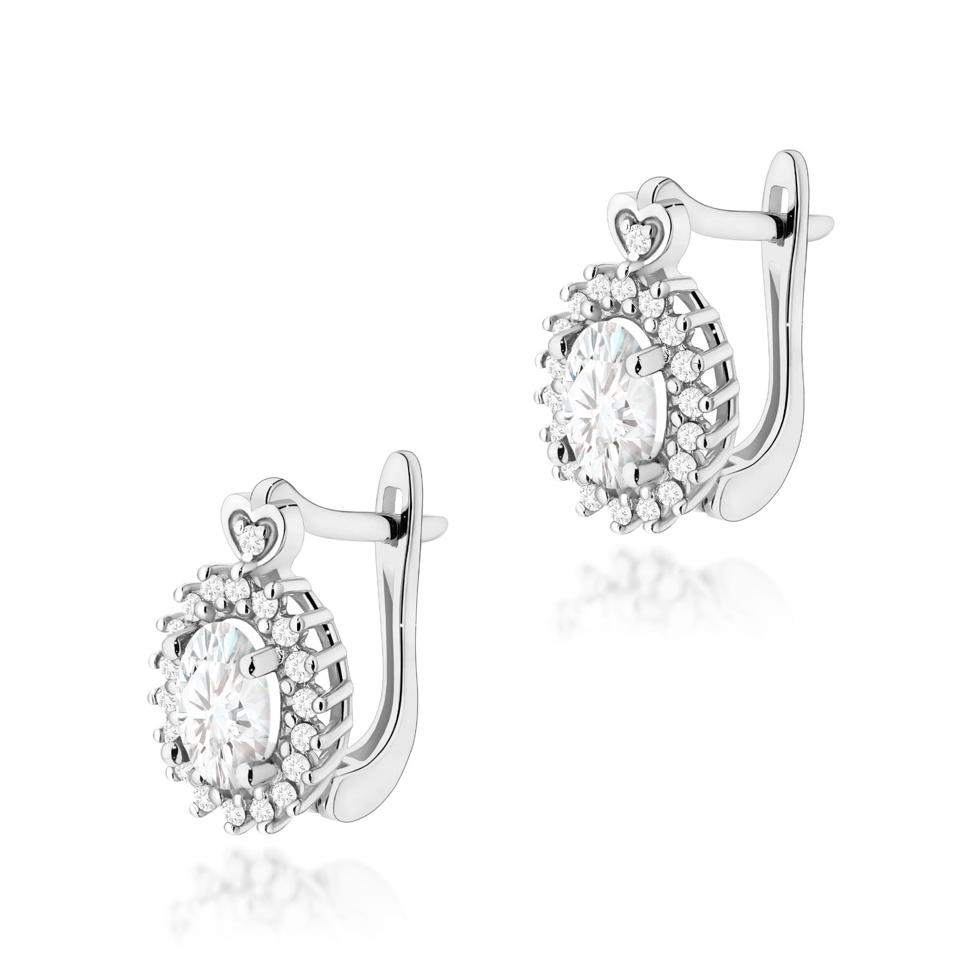 Cercei Aur 14K K0312 Diamant Lab Grown 2 x 0,40ct