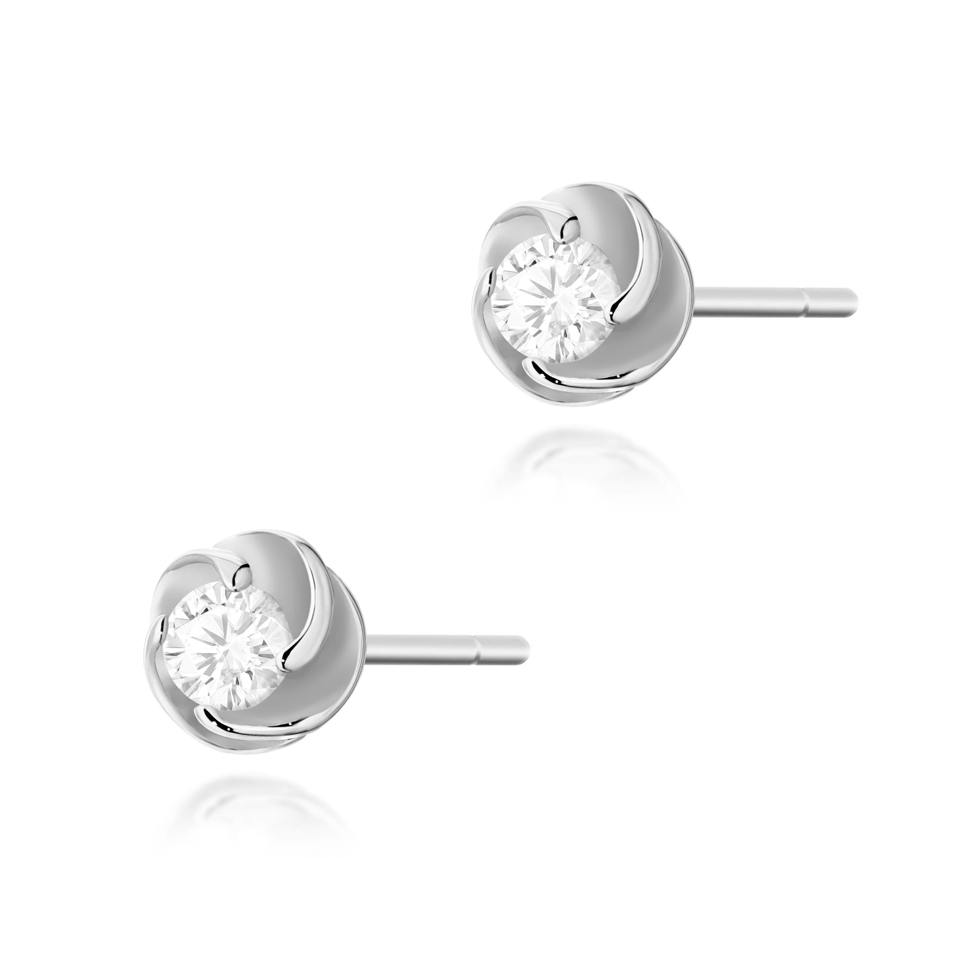 Cercei Aur 14K cu Diamante Naturale 0.20 ct