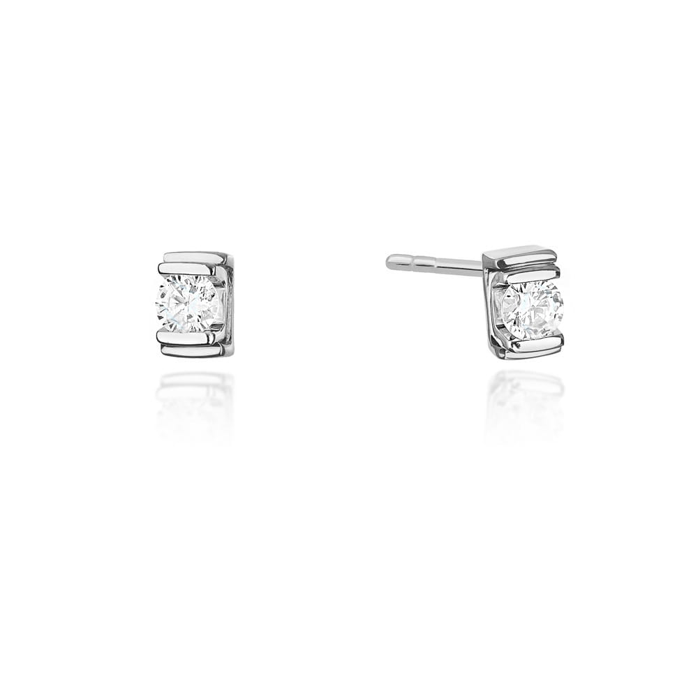 Cercei Aur 14K cu Diamant 0.20 ct