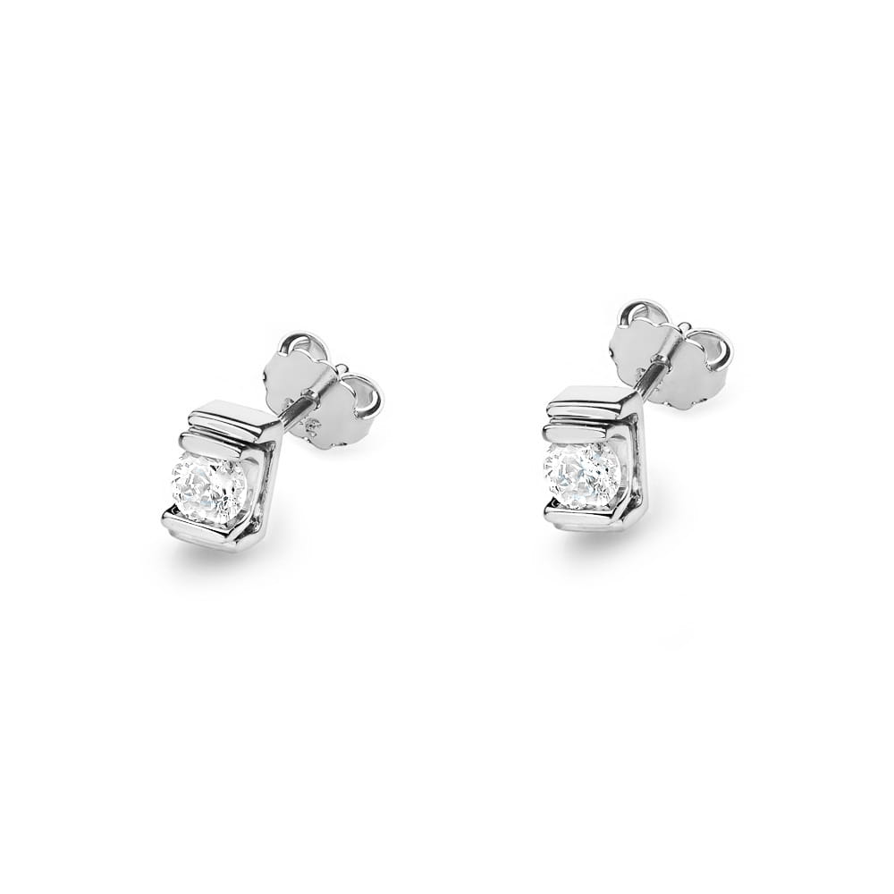 Cercei Aur 14K cu Diamant 0.20 ct