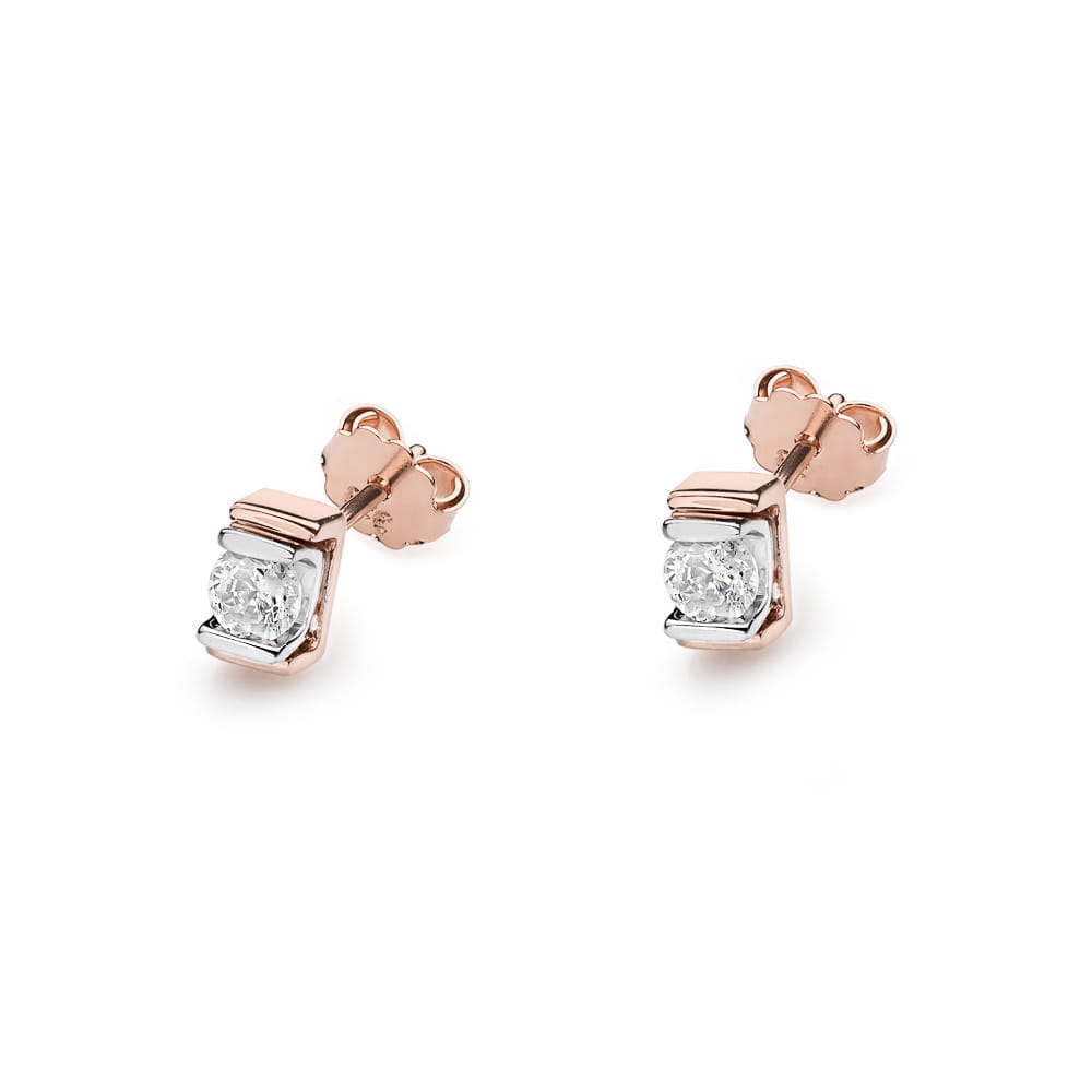 Cercei Aur 14K cu Diamant 0.20 ct