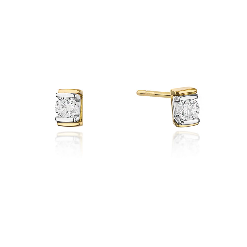 Cercei Aur 14K cu Diamant 0.20 ct
