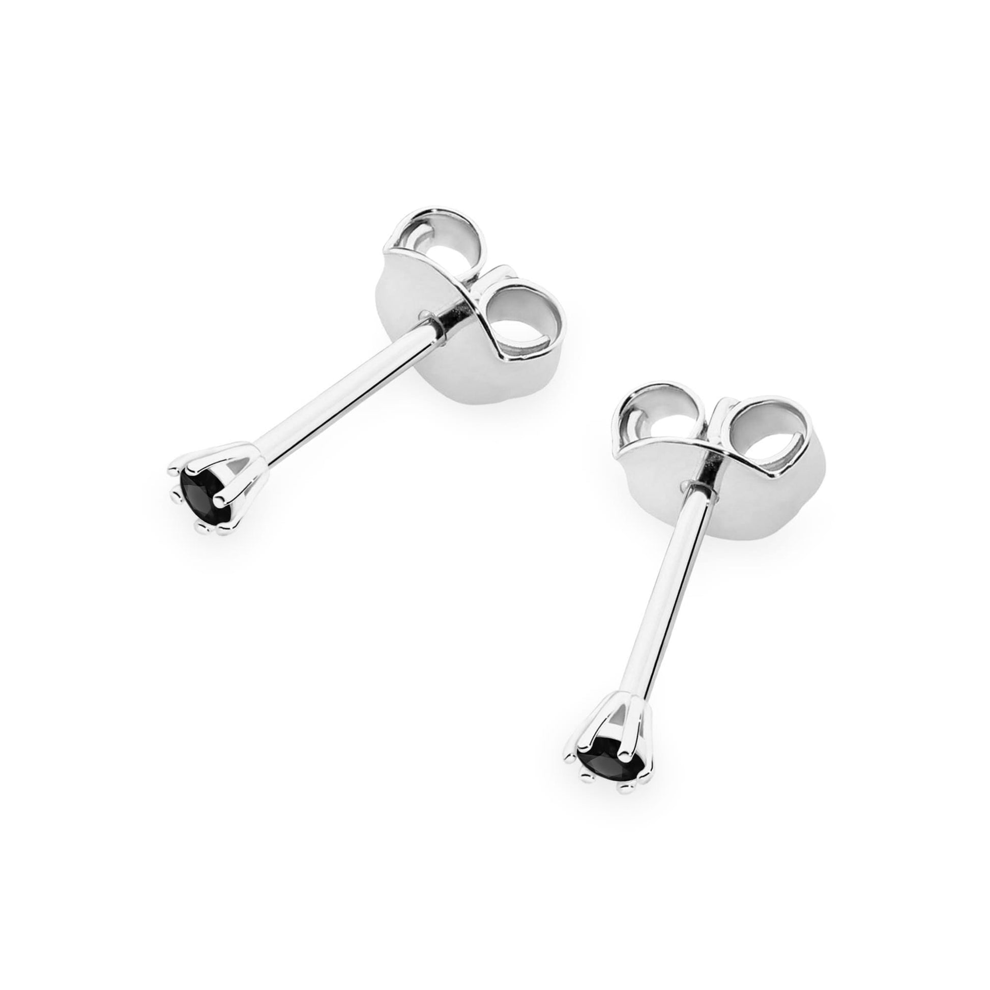 Cercei Aur 14K K0501 Diamant Negru 2 x 0.04ct
