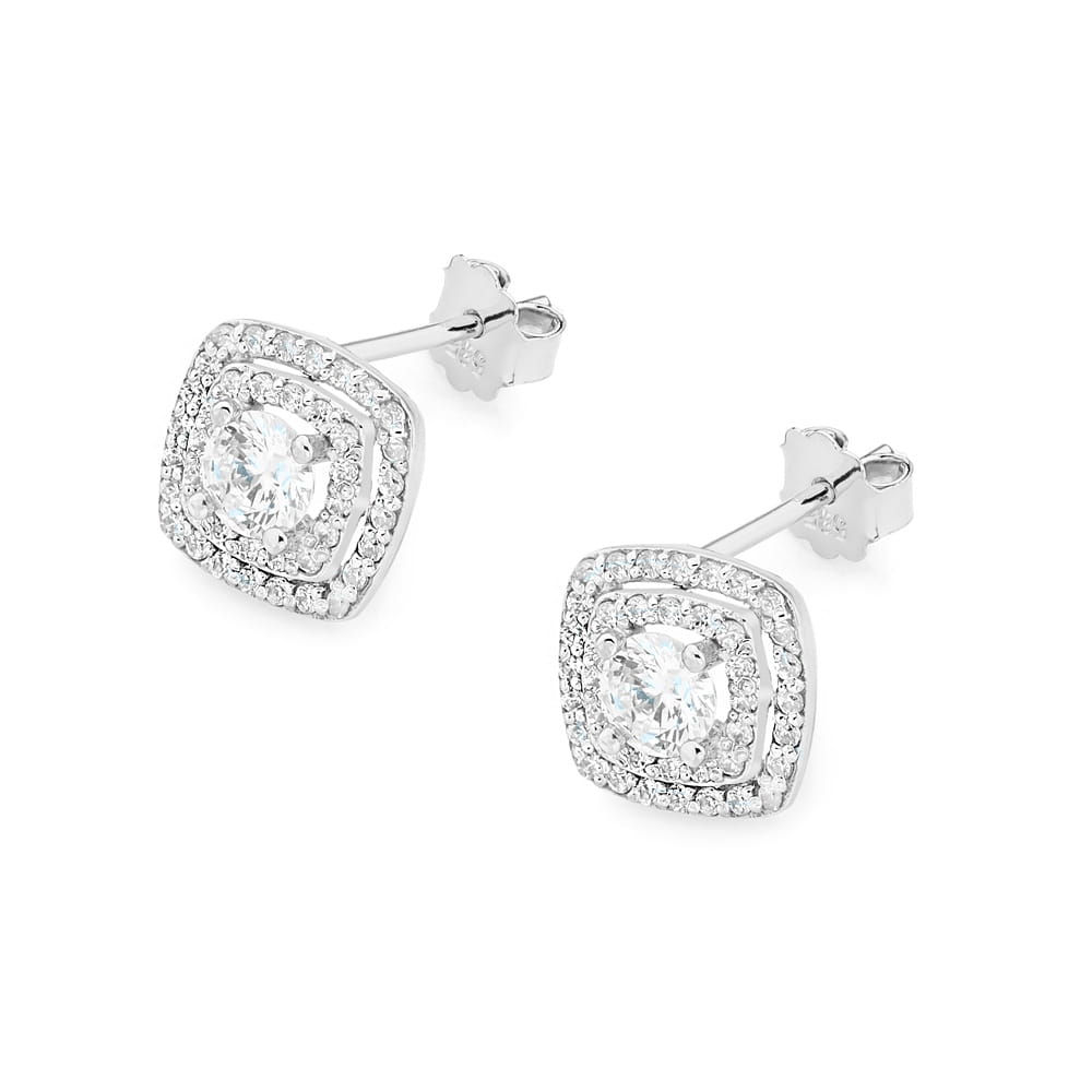 Cercei Aur 14K cu Diamante 1.00 ct