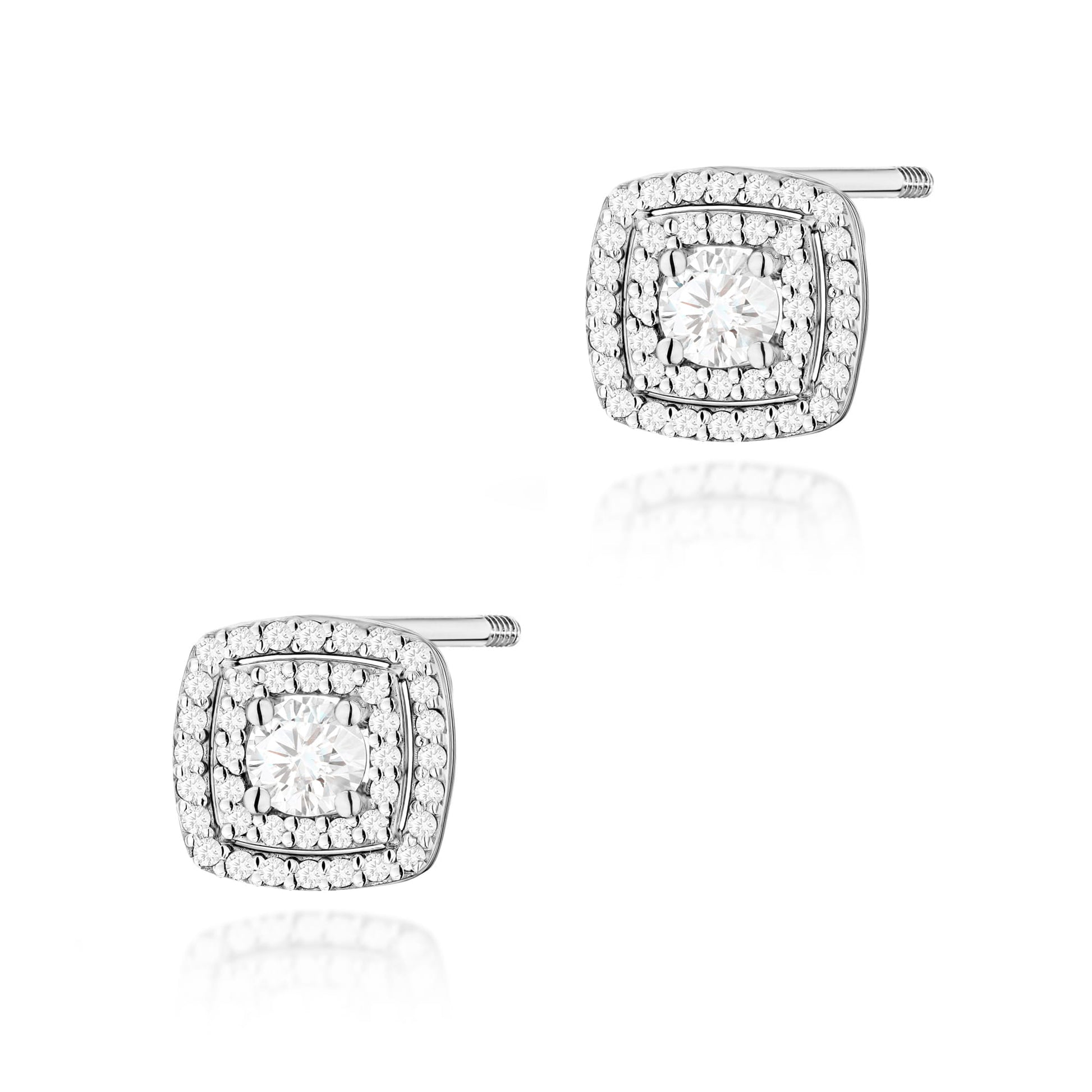 Cercei Aur 14K K0506 cu Diamante de Laborator