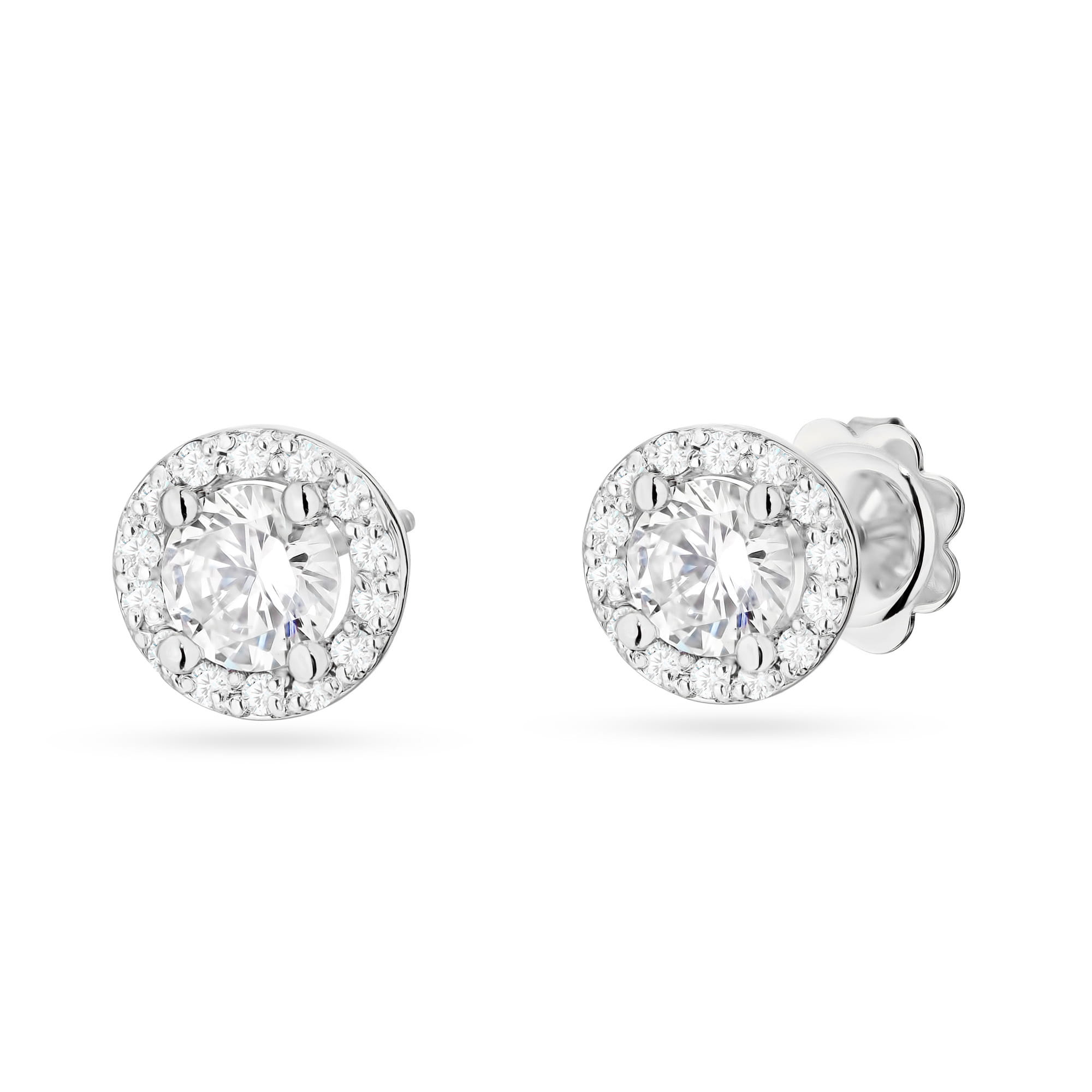 Cercei Aur 14K cu Diamante de Laborator 1.24 ct